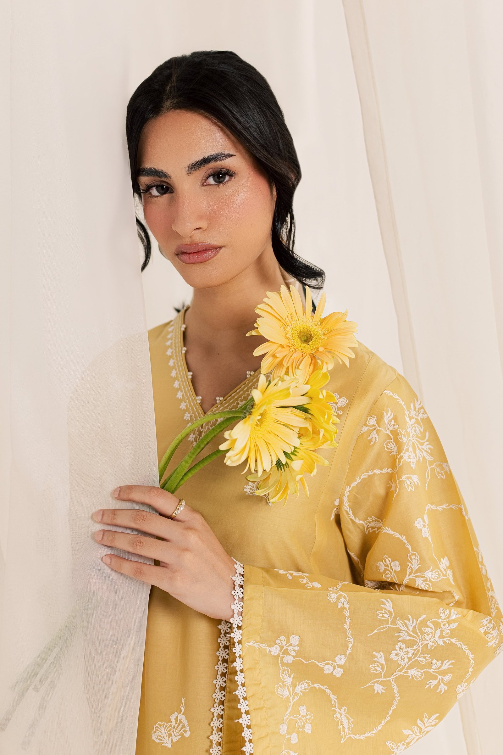 Aamish 2Pc - Embroidered Lawn Dress EverydayEdit26 BATIK XS / Butter / Pima Lawn-S / Butter / Pima Lawn-M / Butter / Pima Lawn-L / Butter / Pima Lawn-XL / Butter / Pima Lawn