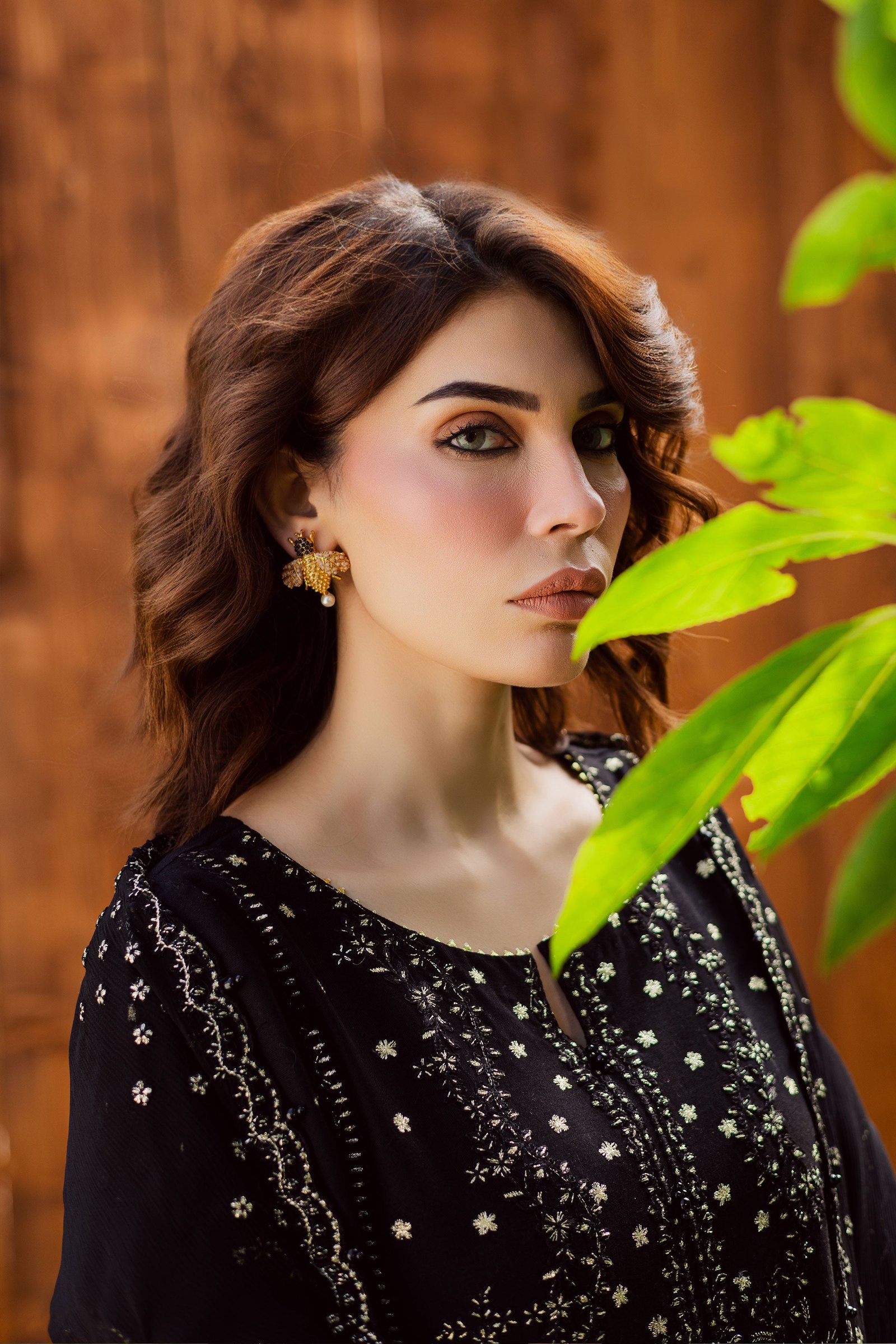 Aasfina 3Pc - Embroidered Khaddar Dress BATIK WINTER PRET 2025 BATIK XS / Black / Khaddar-S / Black / Khaddar-M / Black / Khaddar-L / Black / Khaddar-XL / Black / Khaddar