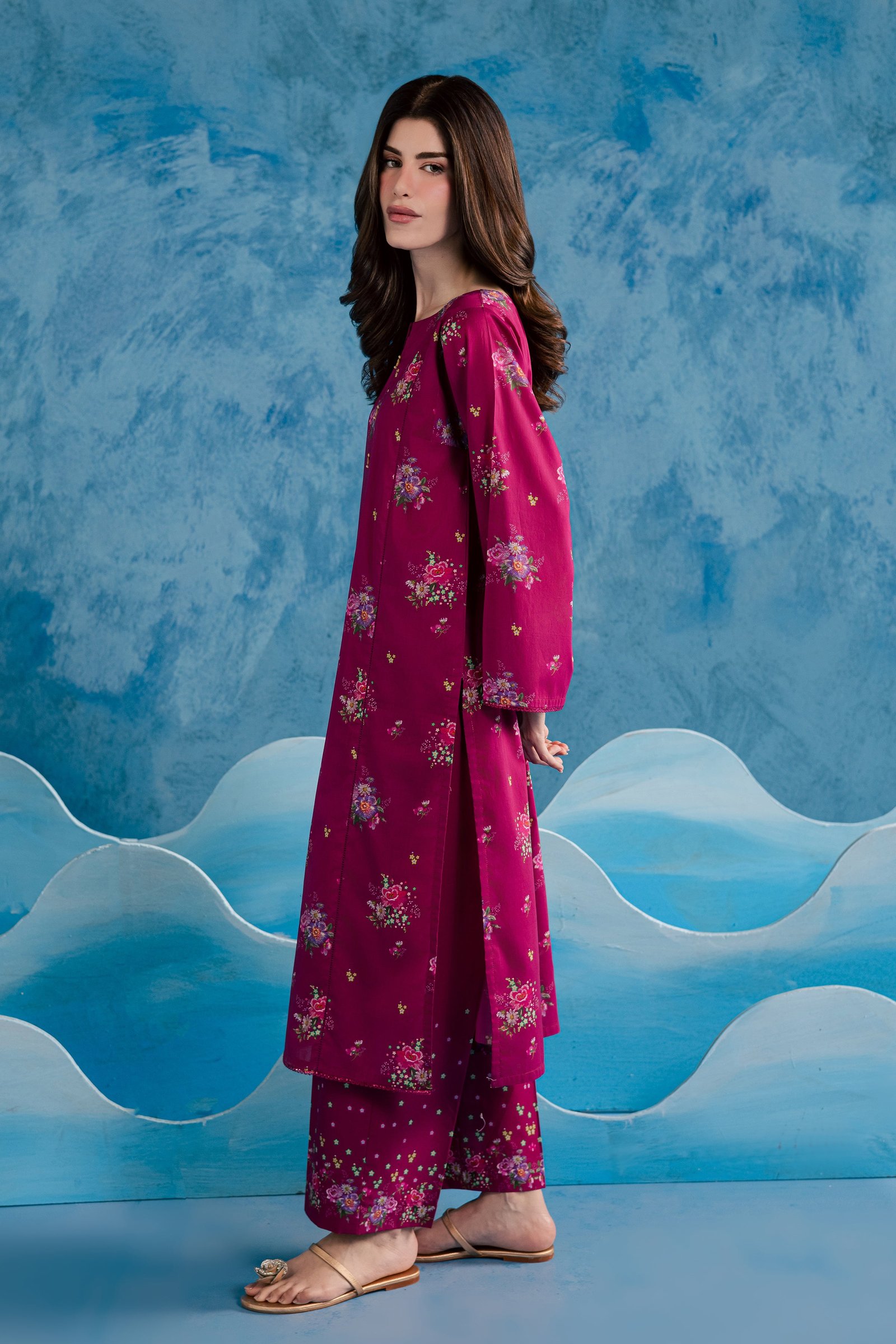  Arzu 2Pc - Printed Lawn Dress BATIKSS26  BATIK   XS / Pink / Lawn-S / Pink / Lawn-M / Pink / Lawn-L / Pink / Lawn-XL / Pink / Lawn
