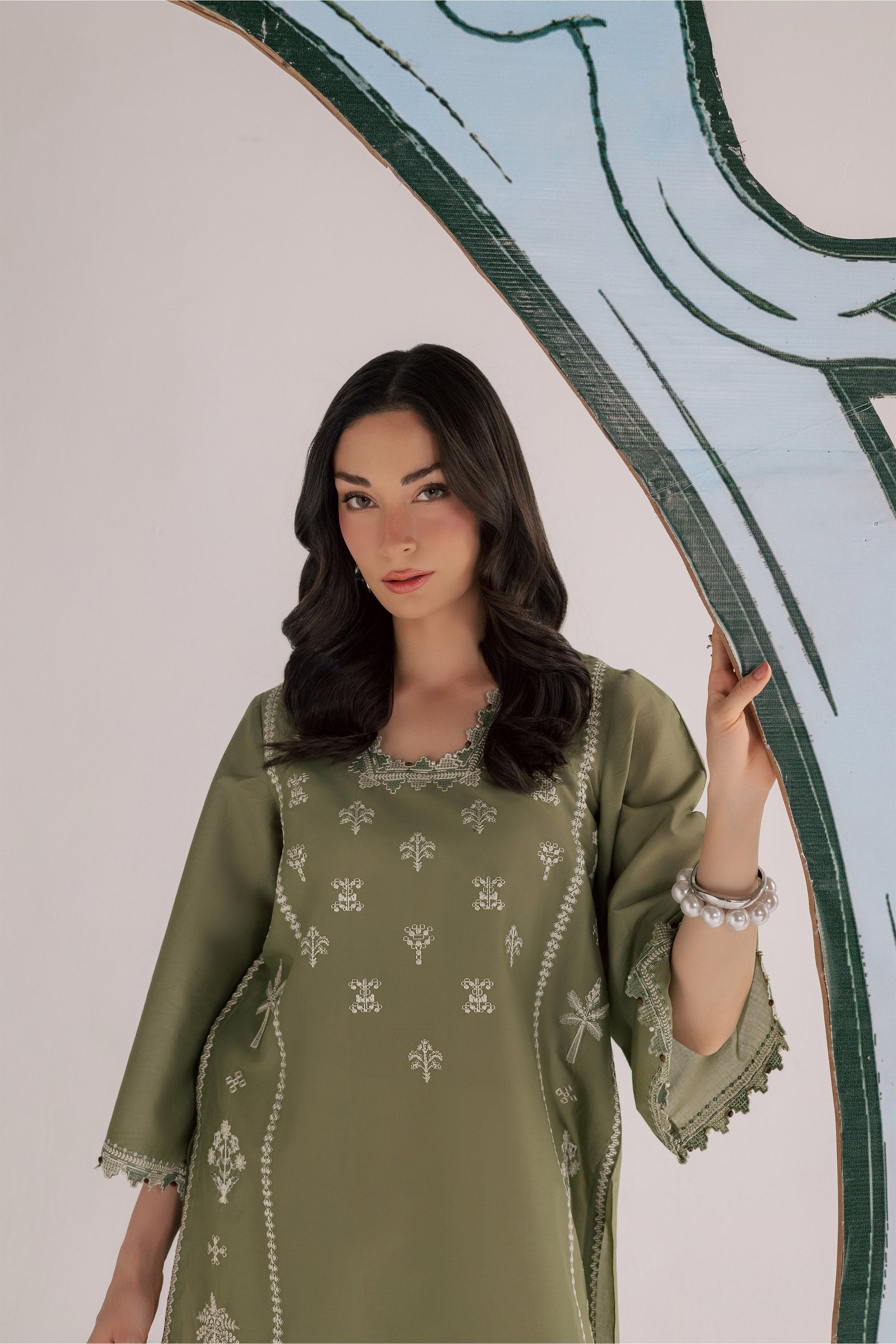  Bismil 2Pc - Embroidered Lawn Dress EverydayEdit26  BATIK   XS / Moss / Pima Lawn-S / Moss / Pima Lawn-M / Moss / Pima Lawn-L / Moss / Pima Lawn-XL / Moss / Pima Lawn