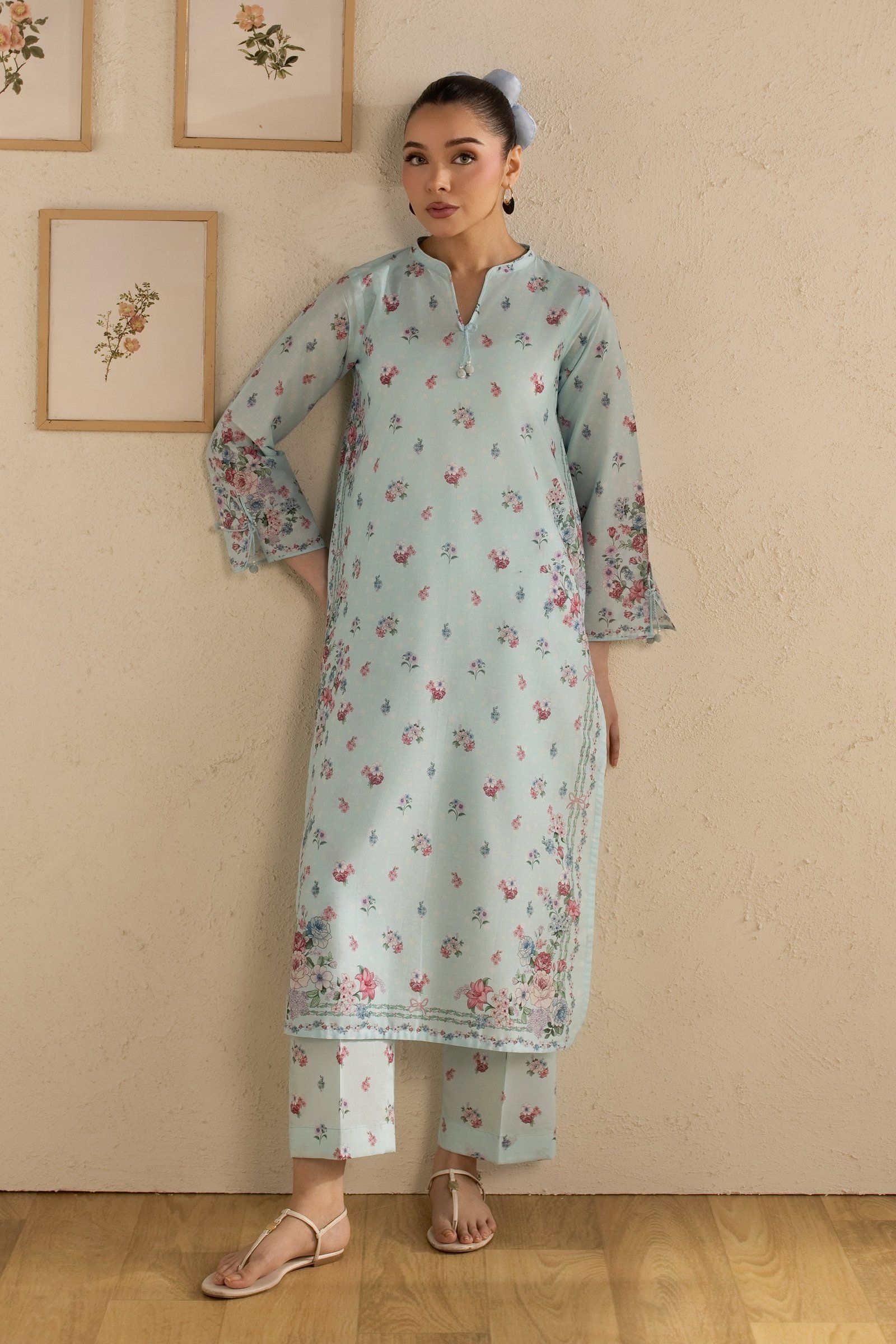  Blue Knox 2Pc - Printed Lawn Dress BATIKSS26  BATIK   XS / Blue / Lawn-S / Blue / Lawn-M / Blue / Lawn-L / Blue / Lawn-XL / Blue / Lawn