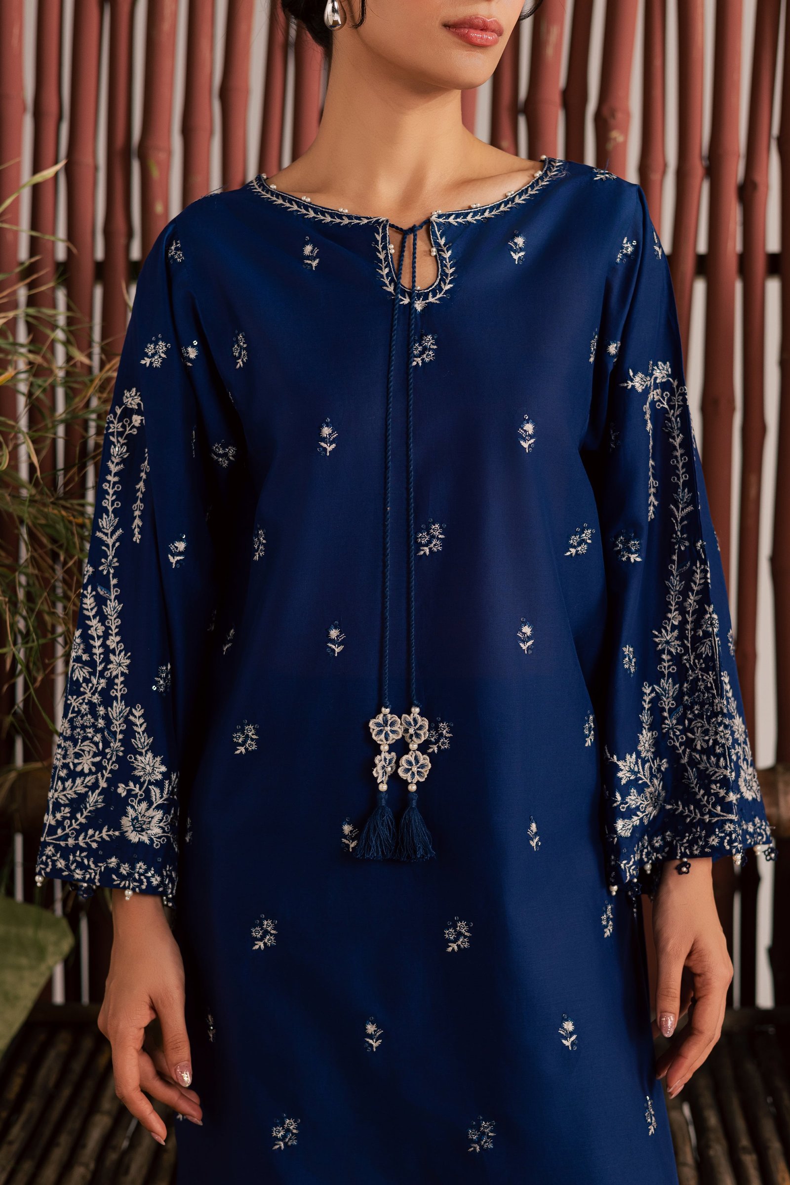  Blue Nairobi 2Pc - Embroidered Lawn Dress EverydayEdit26  BATIK   XS / Dark Blue / Pima Lawn-S / Dark Blue / Pima Lawn-M / Dark Blue / Pima Lawn-L / Dark Blue / Pima Lawn-XL / Dark Blue / Pima Lawn
