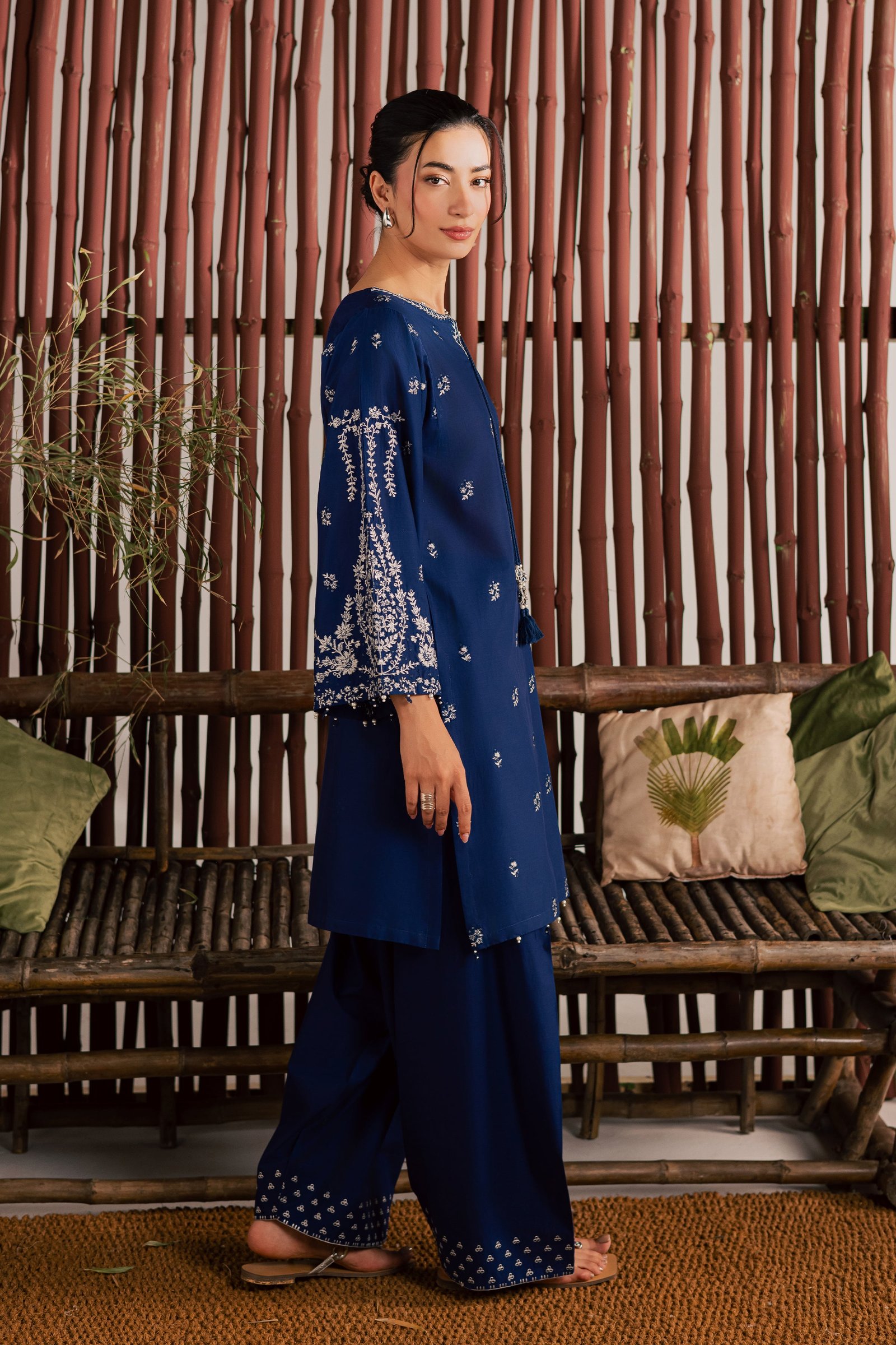 Blue Nairobi 2Pc - Embroidered Lawn Dress EverydayEdit26  BATIK   XS / Dark Blue / Pima Lawn-S / Dark Blue / Pima Lawn-M / Dark Blue / Pima Lawn-L / Dark Blue / Pima Lawn-XL / Dark Blue / Pima Lawn