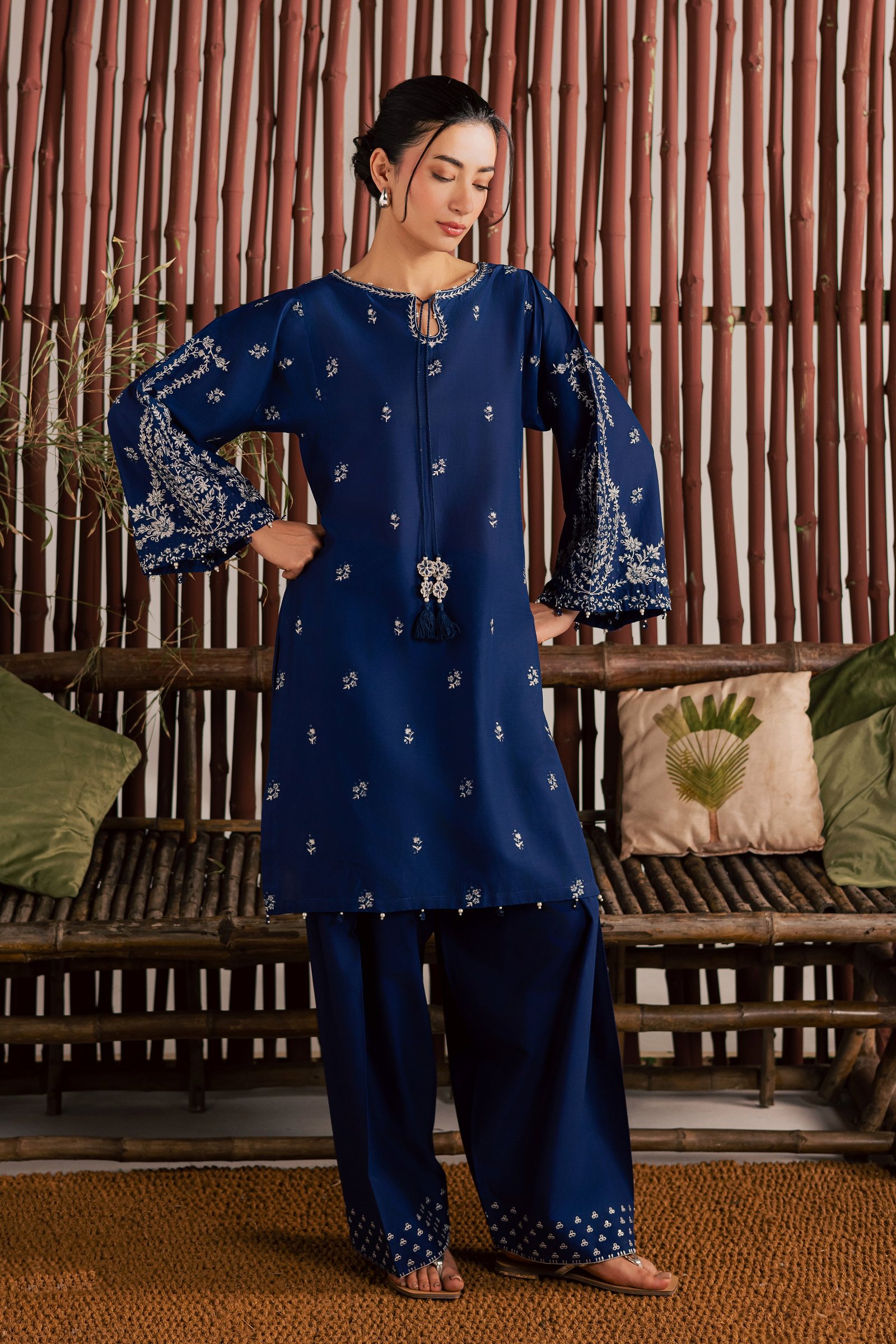  Blue Nairobi 2Pc - Embroidered Lawn Dress EverydayEdit26  BATIK   XS / Dark Blue / Pima Lawn-S / Dark Blue / Pima Lawn-M / Dark Blue / Pima Lawn-L / Dark Blue / Pima Lawn-XL / Dark Blue / Pima Lawn