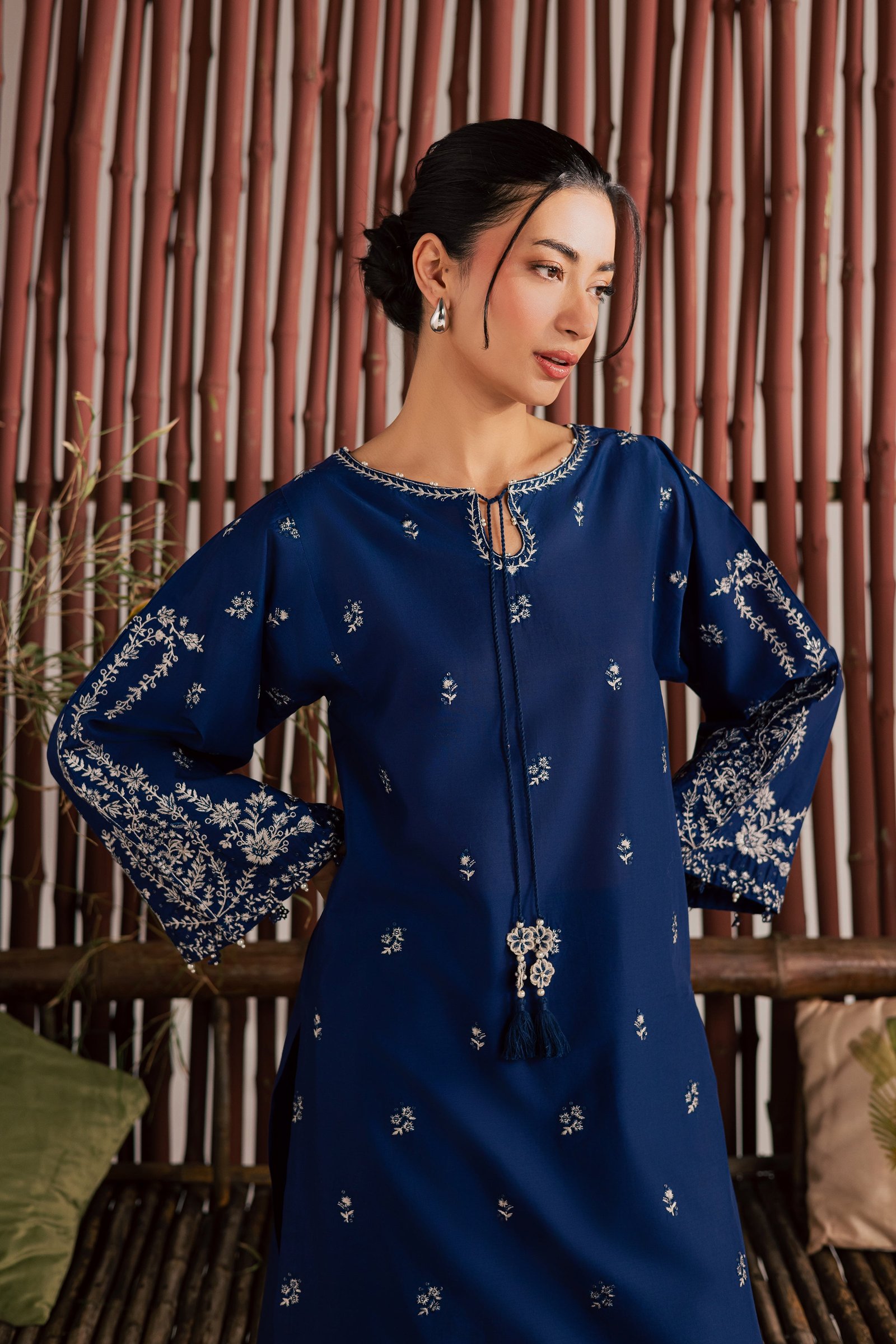  Blue Nairobi 2Pc - Embroidered Lawn Dress EverydayEdit26  BATIK   XS / Dark Blue / Pima Lawn-S / Dark Blue / Pima Lawn-M / Dark Blue / Pima Lawn-L / Dark Blue / Pima Lawn-XL / Dark Blue / Pima Lawn