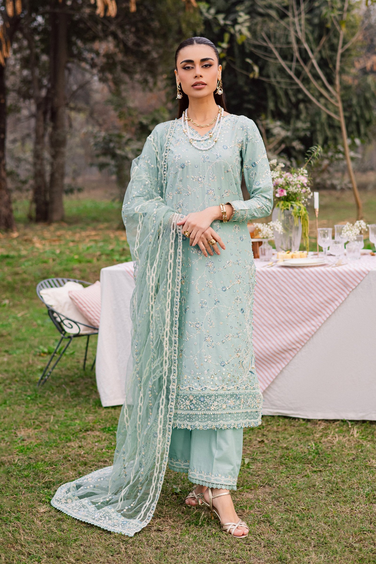  Blue Swan 3Pc - Festive Embroidered Lawn BATIKEID2026  BATIK   XS / Pearly Blue / Pima Lawn-S / Pearly Blue / Pima Lawn-M / Pearly Blue / Pima Lawn-L / Pearly Blue / Pima Lawn-XL / Pearly Blue / Pima Lawn