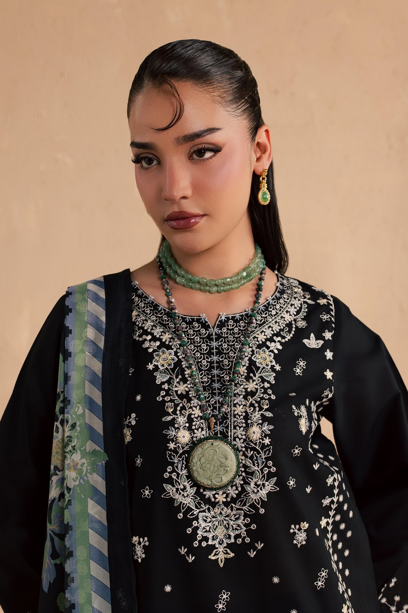  Brno 3Pc - Festive Embroidered Lawn BATIKSS26  BATIK   XS / Black / Pima Lawn-S / Black / Pima Lawn-M / Black / Pima Lawn-L / Black / Pima Lawn-XL / Black / Pima Lawn