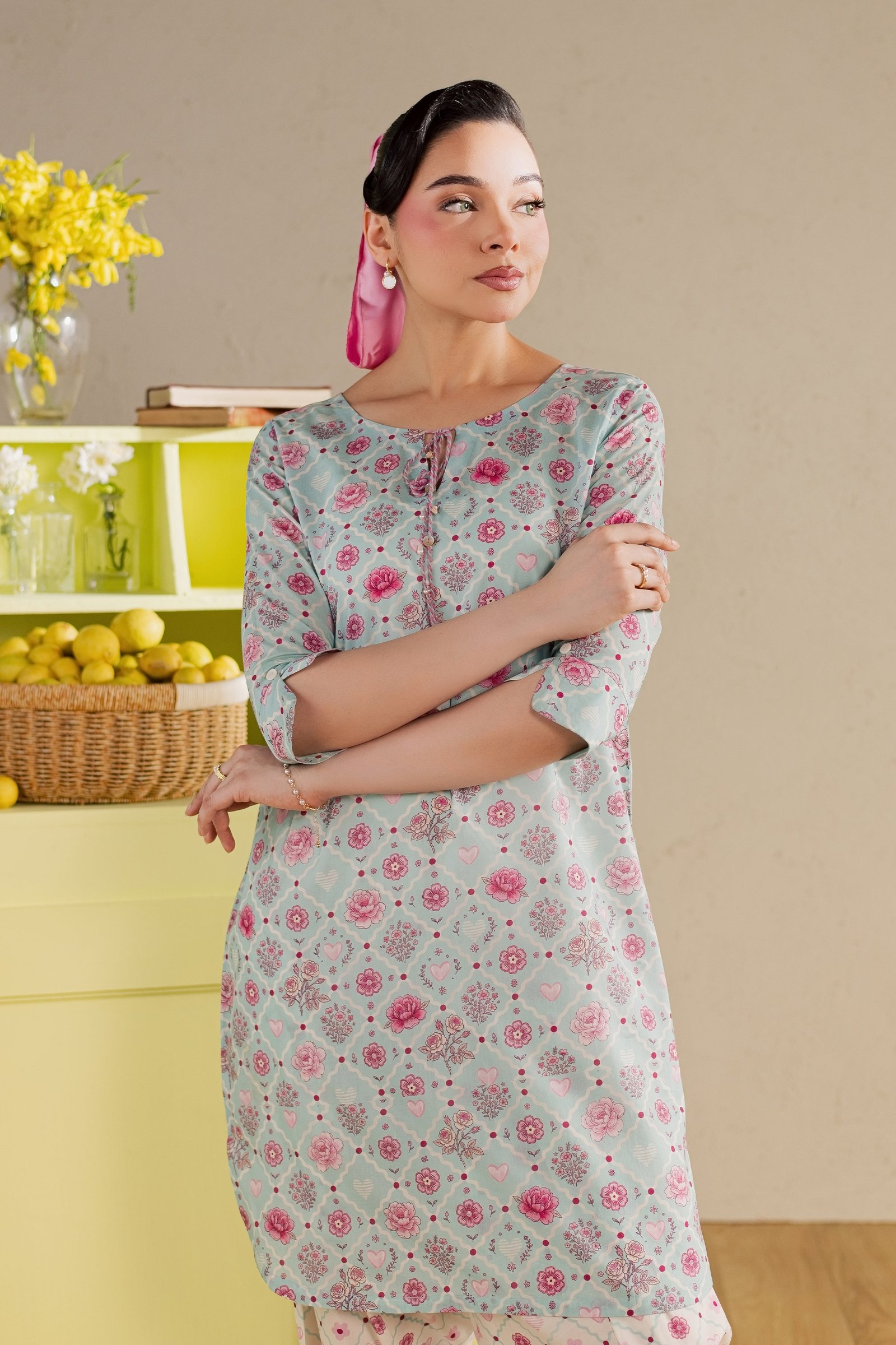  Candid 2Pc - Printed Lawn Dress BATIKSS26  BATIK   XS / Ice Blue / Lawn-S / Ice Blue / Lawn-M / Ice Blue / Lawn-L / Ice Blue / Lawn-XL / Ice Blue / Lawn