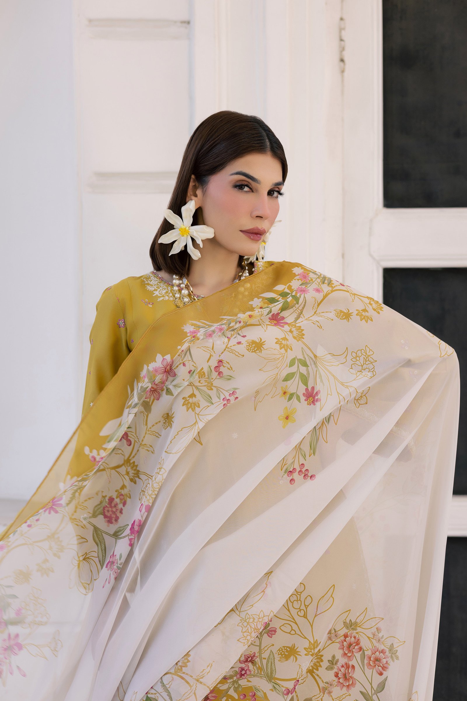 Chandler 3Pc - Festive Embroidered Lawn BATIKSS26 BATIK XS / Lime / Pima Lawn-S / Lime / Pima Lawn-M / Lime / Pima Lawn-L / Lime / Pima Lawn-XL / Lime / Pima Lawn