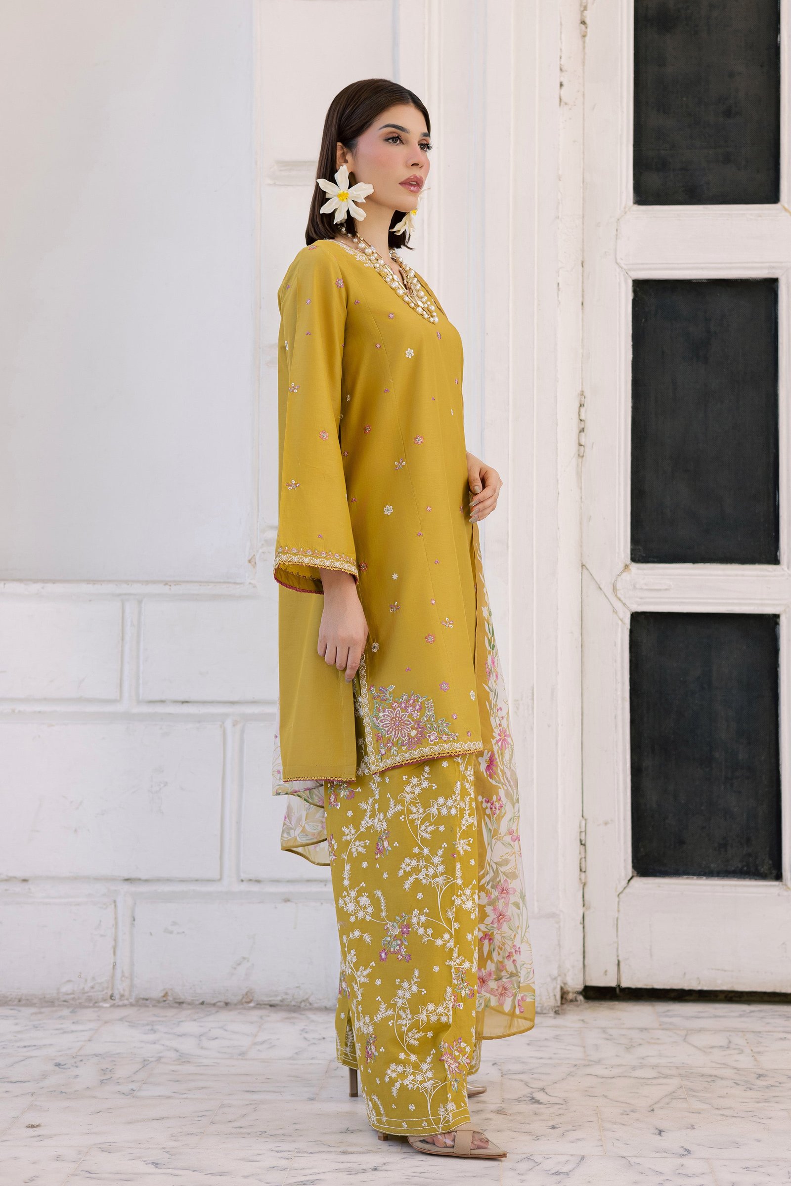Chandler 3Pc - Festive Embroidered Lawn BATIKSS26 BATIK XS / Lime / Pima Lawn-S / Lime / Pima Lawn-M / Lime / Pima Lawn-L / Lime / Pima Lawn-XL / Lime / Pima Lawn