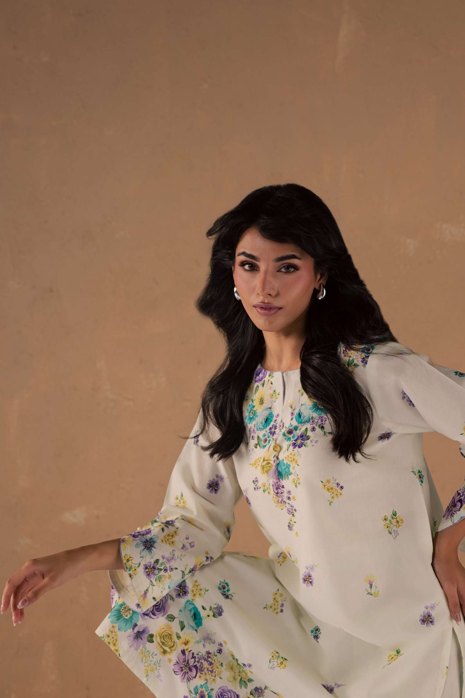 Conard 2Pc - Printed Lawn Dress BATIKSS26 BATIK XS / Off White / Lawn-S / Off White / Lawn-M / Off White / Lawn-L / Off White / Lawn-XL / Off White / Lawn
