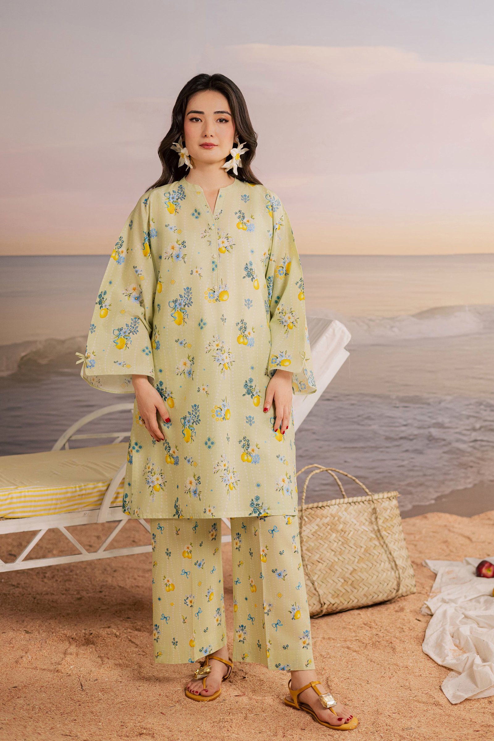 Cram 2Pc - Printed Lawn Dress BATIKSS26 BATIK XS / Mint Green / Lawn-S / Mint Green / Lawn-M / Mint Green / Lawn-L / Mint Green / Lawn-XL / Mint Green / Lawn