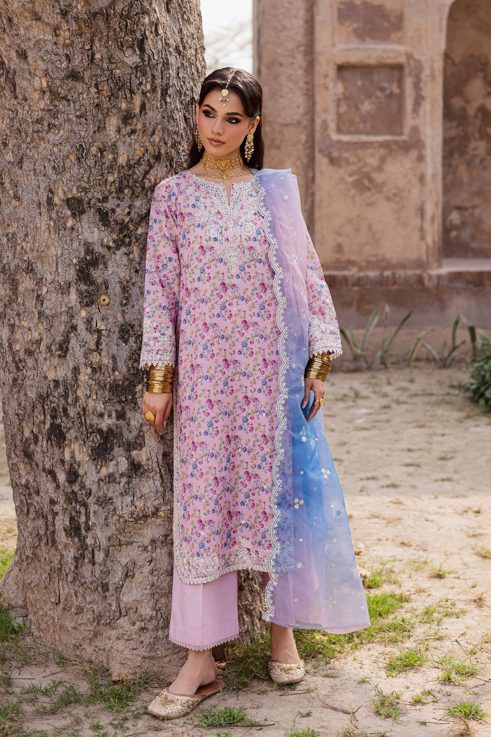 Dune 3Pc - Festive Eid Prints BATIKEID2026 BATIK XS / Pink / Lawn-S / Pink / Lawn-M / Pink / Lawn-L / Pink / Lawn-XL / Pink / Lawn