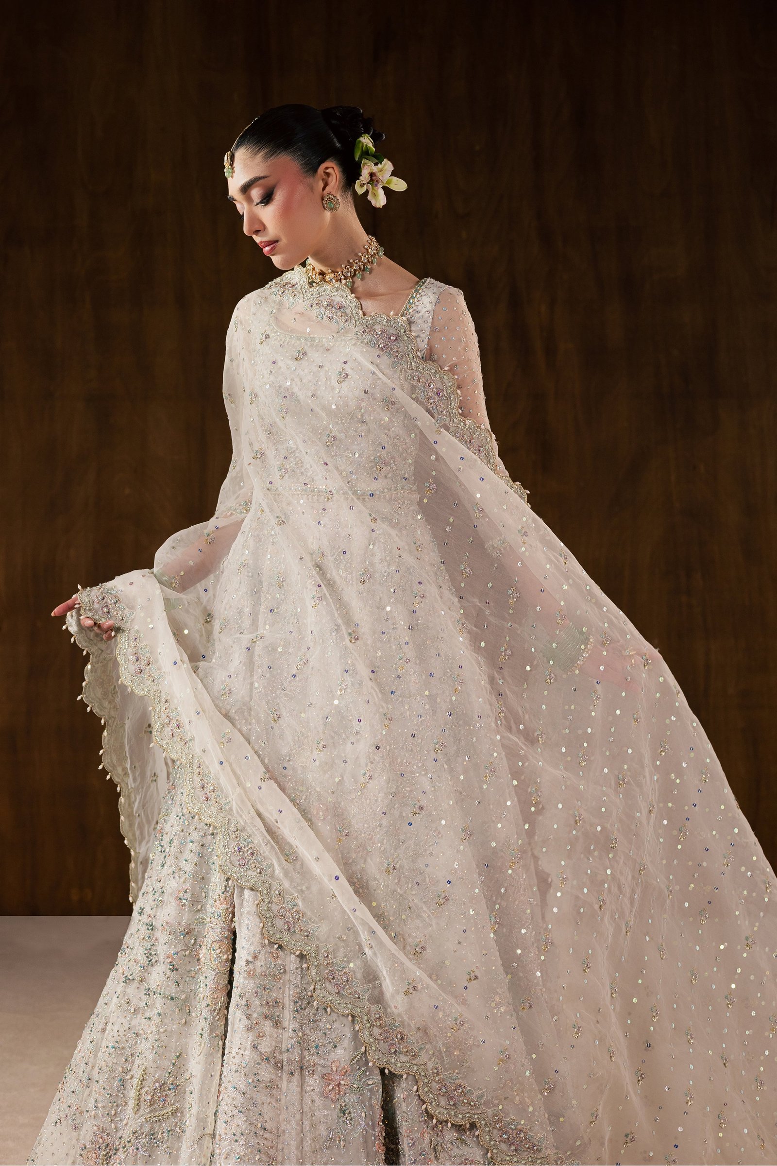 Georgina 3Pc - Bridal Dress BATIKBRIDALS2026  BATIK   S / Pearl White / Organza