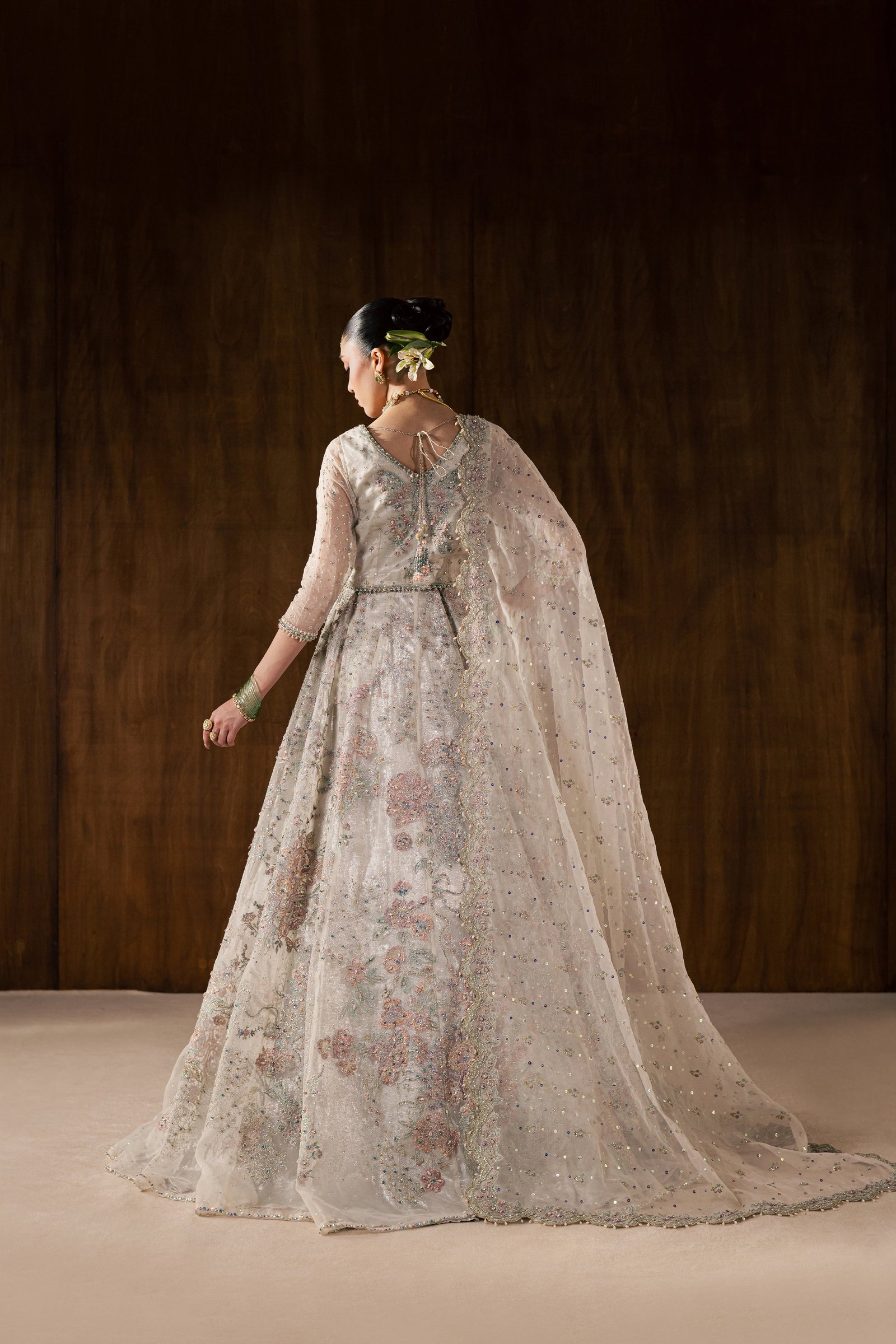 Georgina 3Pc - Bridal Dress BATIKBRIDALS2026 BATIK S / Pearl White / Organza