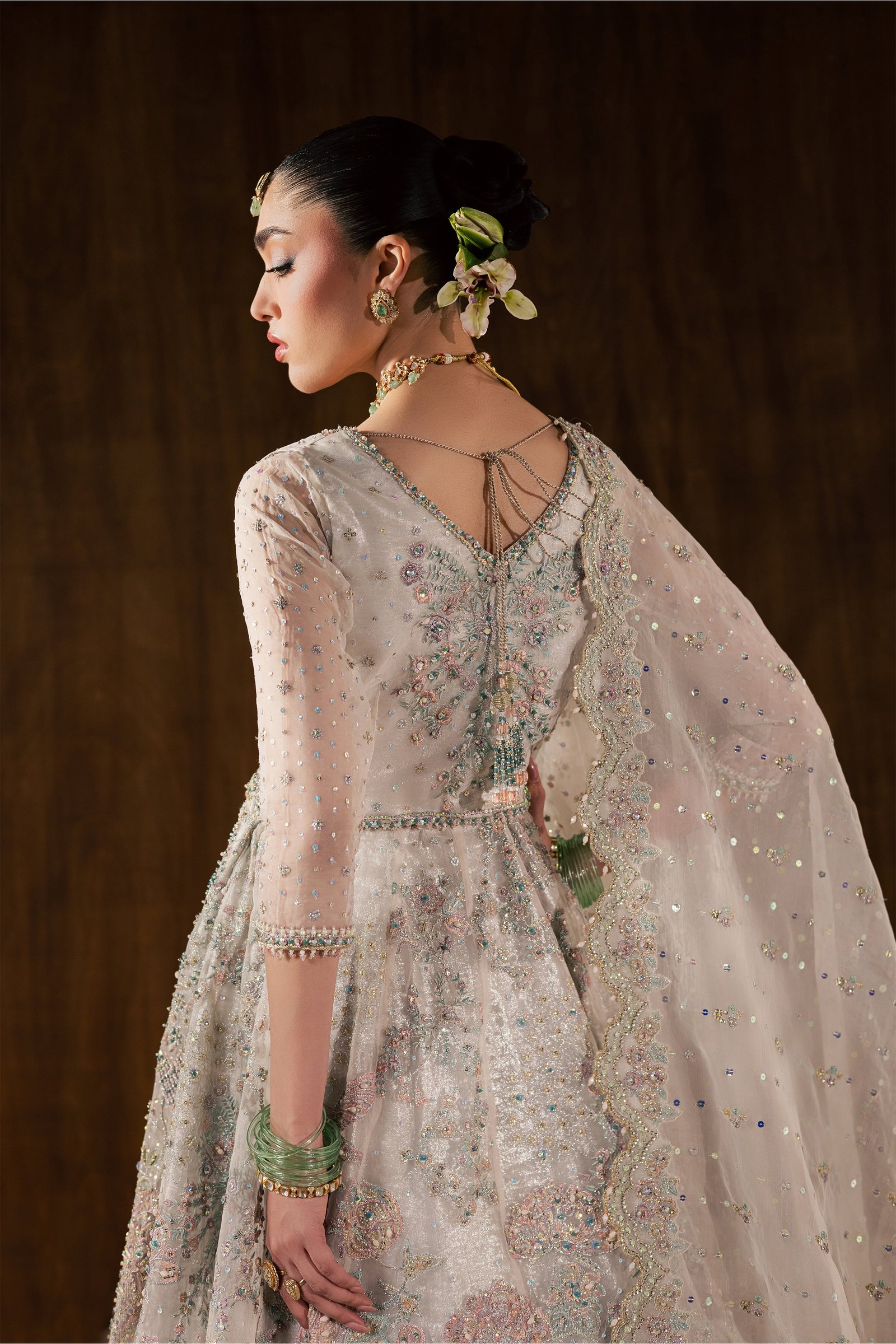 Georgina 3Pc - Bridal Dress BATIKBRIDALS2026 BATIK S / Pearl White / Organza