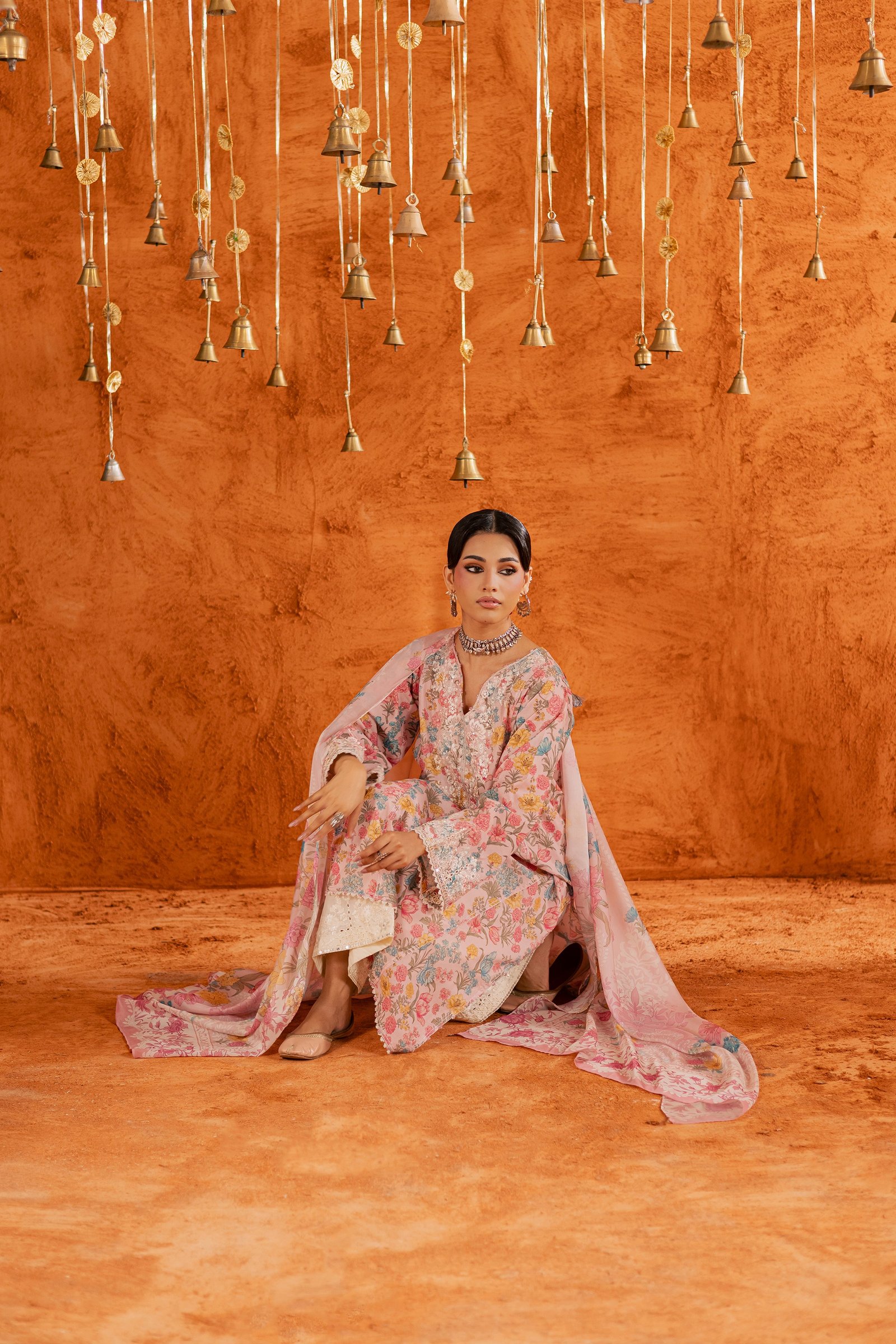 Gul 3Pc - Printed Lawn Dress BATIKEID2026 BATIK XS / Pink / Lawn-S / Pink / Lawn-M / Pink / Lawn-L / Pink / Lawn-XL / Pink / Lawn