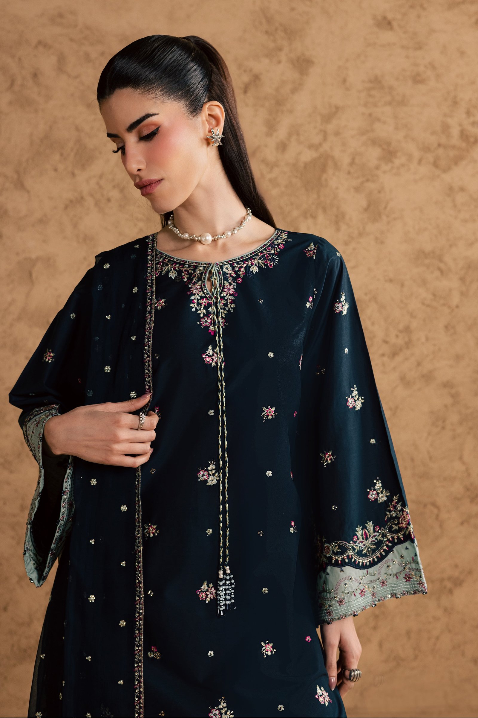  Ice Berry 3Pc - Festive Eid Pret BATIKEID2026  BATIK   XS / Blueberry Blue / Giza-S / Blueberry Blue / Giza-M / Blueberry Blue / Giza-L / Blueberry Blue / Giza-XL / Blueberry Blue / Giza