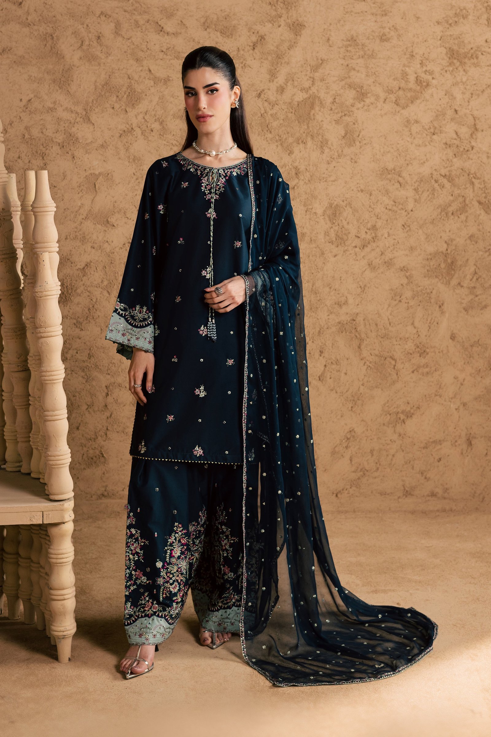  Ice Berry 3Pc - Festive Eid Pret BATIKEID2026  BATIK   XS / Blueberry Blue / Giza-S / Blueberry Blue / Giza-M / Blueberry Blue / Giza-L / Blueberry Blue / Giza-XL / Blueberry Blue / Giza
