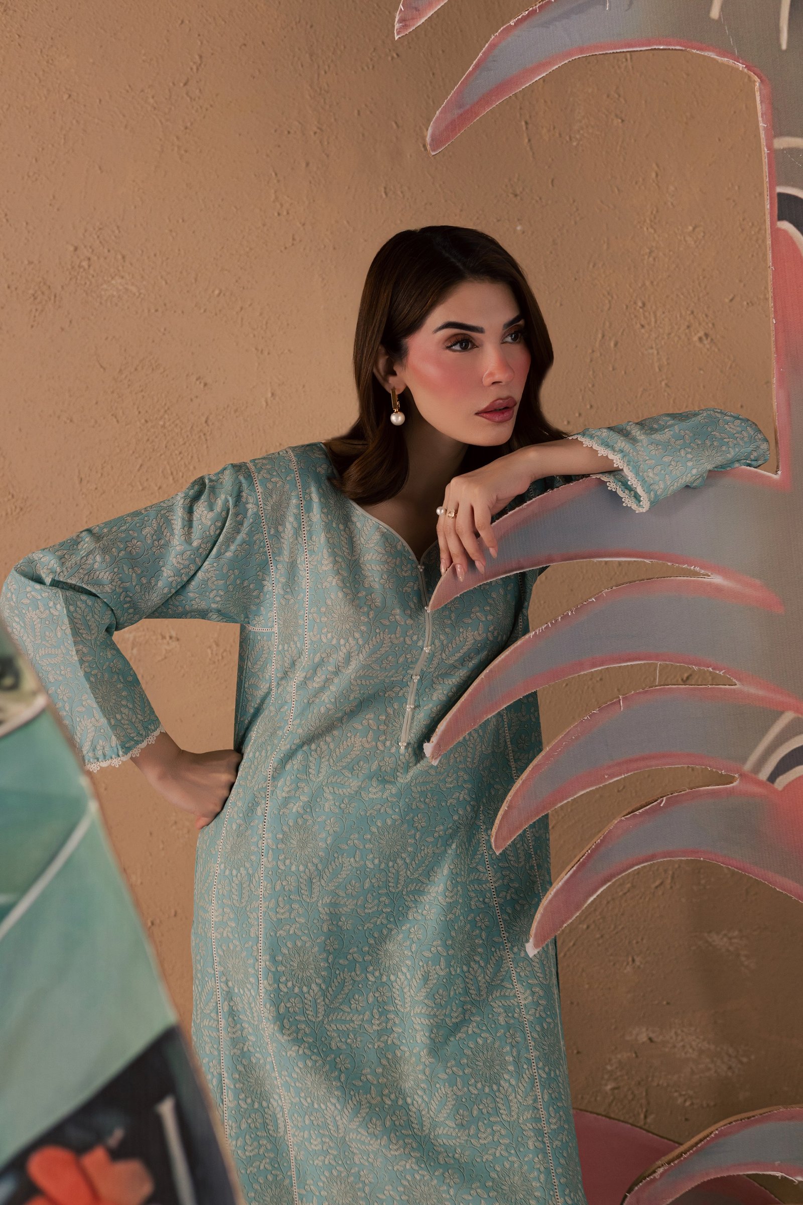 Ice Crush 2Pc - Printed Lawn Dress BATIKSS26 BATIK XS / Ice Blue / Lawn-S / Ice Blue / Lawn-M / Ice Blue / Lawn-L / Ice Blue / Lawn-XL / Ice Blue / Lawn