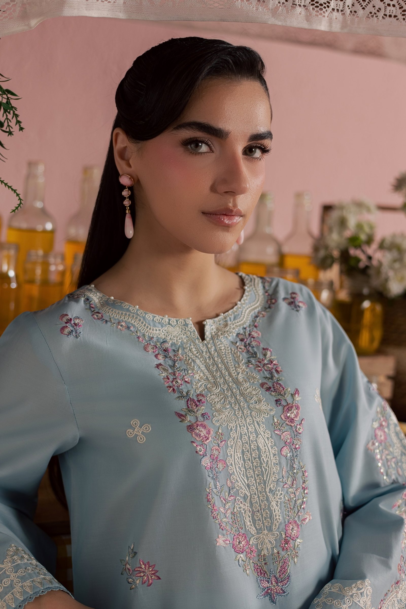  Ilya 2Pc - Embroidered Lawn Dress BATIKSS26  BATIK   XS / Sky Blue / Pima Lawn-S / Sky Blue / Pima Lawn-M / Sky Blue / Pima Lawn-L / Sky Blue / Pima Lawn-XL / Sky Blue / Pima Lawn