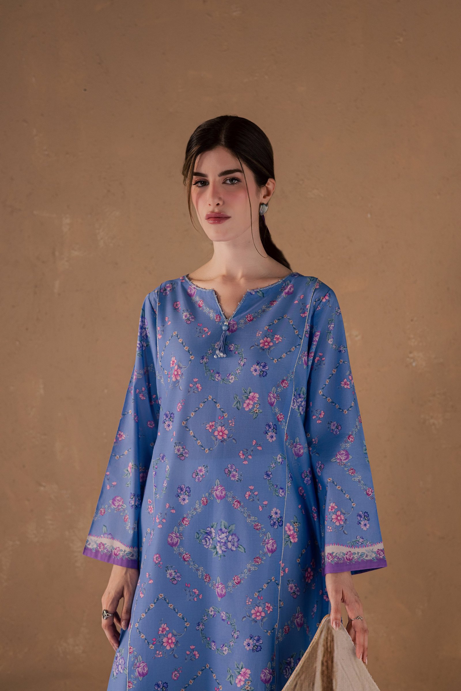  Iris Mel 2Pc - Printed Lawn Dress BATIKSS26  BATIK   XS / Blue / Lawn-S / Blue / Lawn-M / Blue / Lawn-L / Blue / Lawn-XL / Blue / Lawn