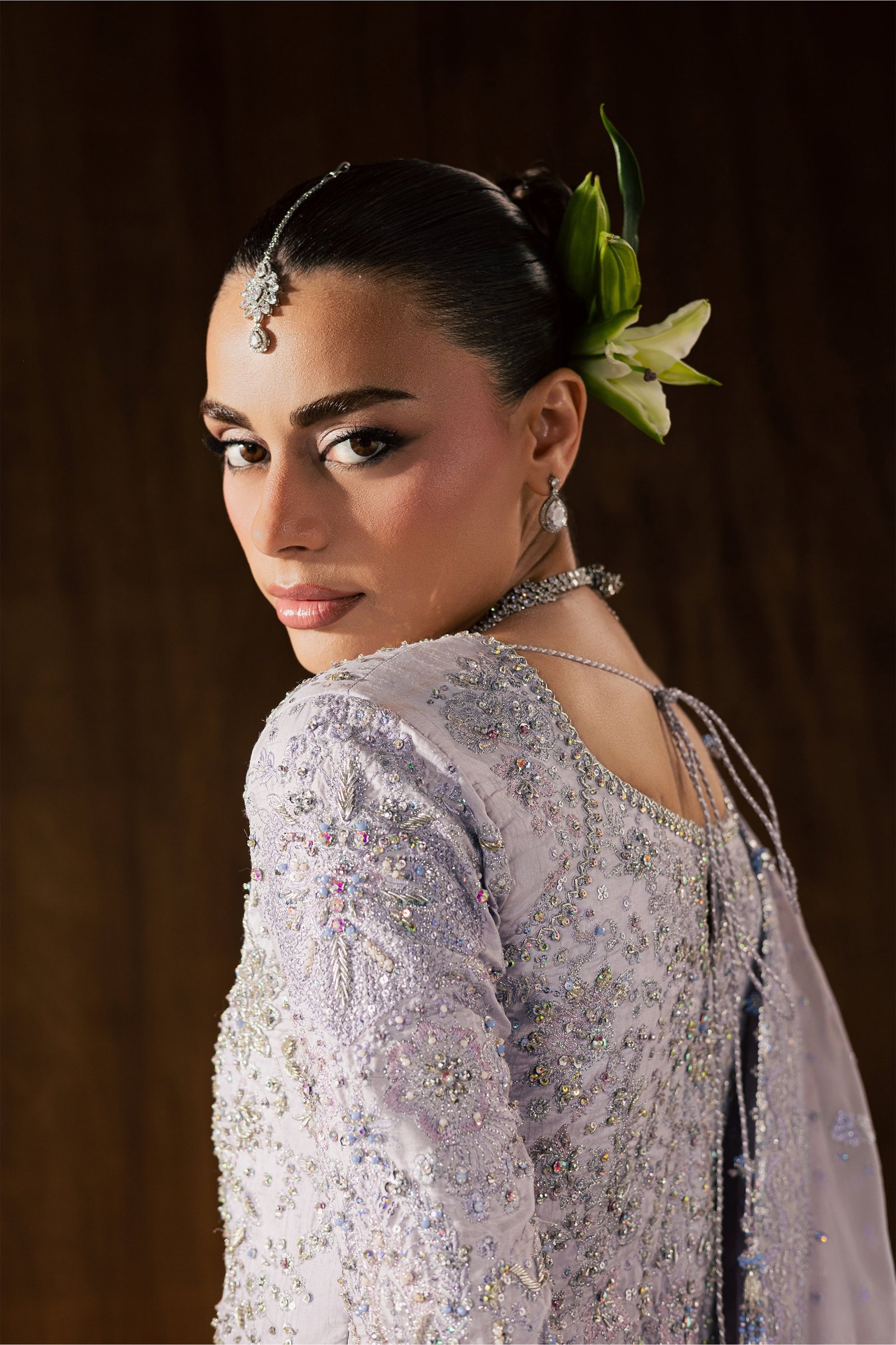 Iris Rosa 4Pc - Bridal Dress BATIKBRIDALS2026 BATIK S / Lilac / Raw Silk