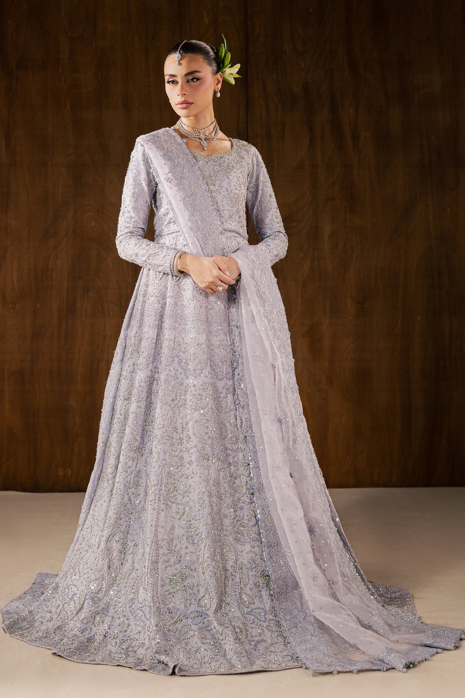 Iris Rosa 4Pc - Bridal Dress BATIKBRIDALS2026 BATIK S / Lilac / Raw Silk