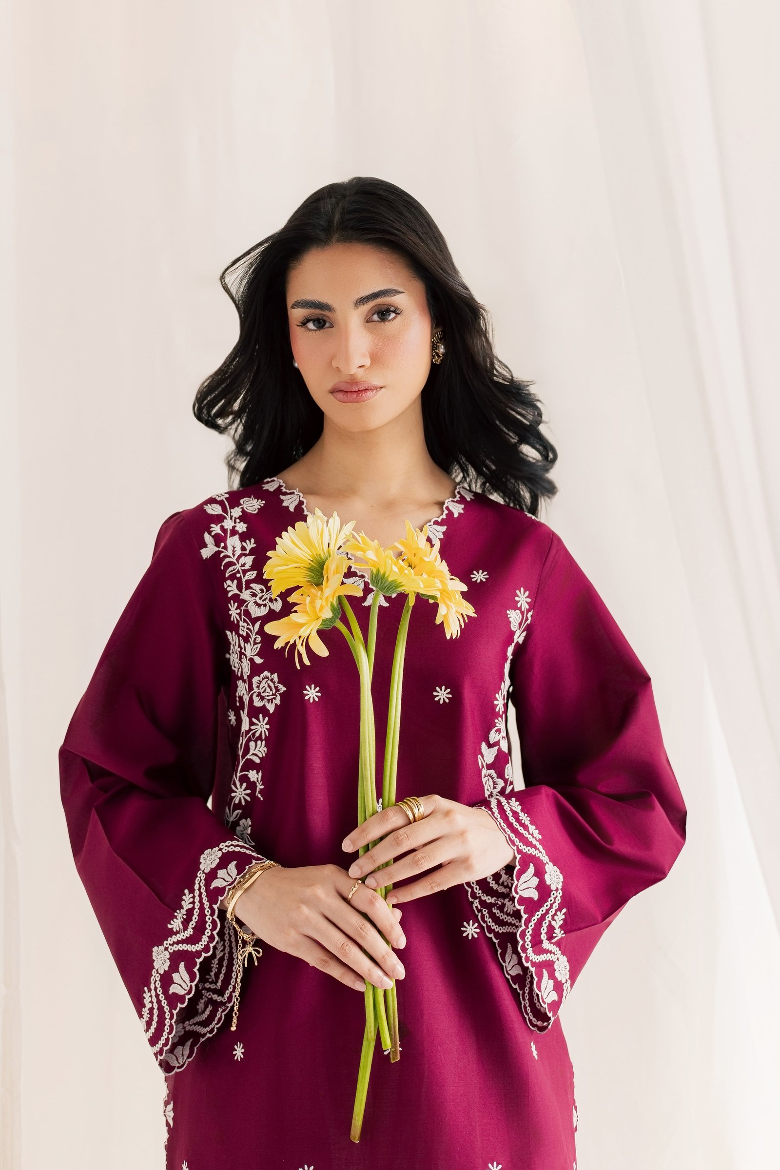 Jam Heart 2Pc - Embroidered Lawn Dress EverydayEdit26 BATIK XS / Jam / Pima Lawn-S / Jam / Pima Lawn-M / Jam / Pima Lawn-L / Jam / Pima Lawn-XL / Jam / Pima Lawn