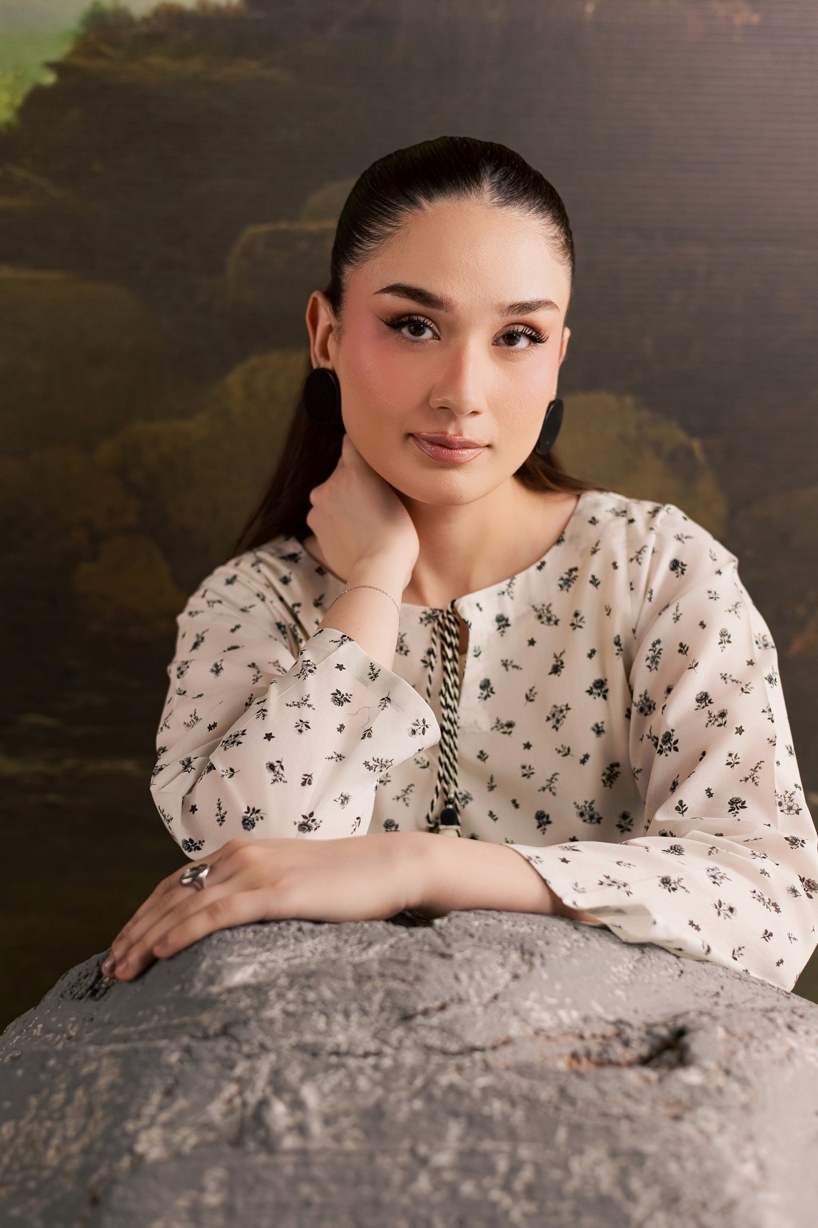 Jett 2Pc - Printed Lawn Dress BATIKSS26 BATIK XS / Off White / Lawn-S / Off White / Lawn-M / Off White / Lawn-L / Off White / Lawn-XL / Off White / Lawn
