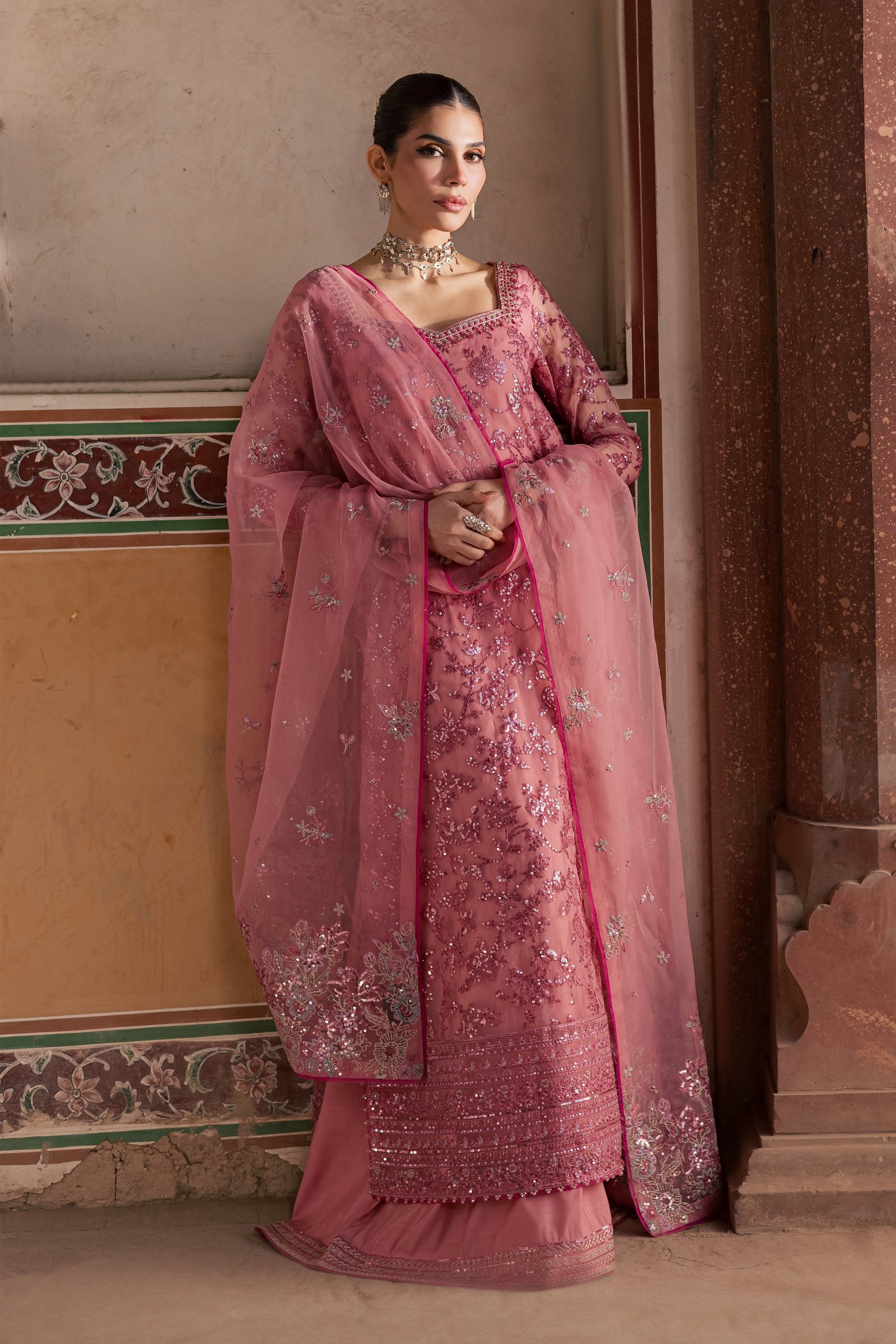 Laal e Rang 3Pc- Festive Luxe Pret BATIKLuxePRET BATIK XS / Crimson / Organza-S / Crimson / Organza-M / Crimson / Organza-L / Crimson / Organza-XL / Crimson / Organza
