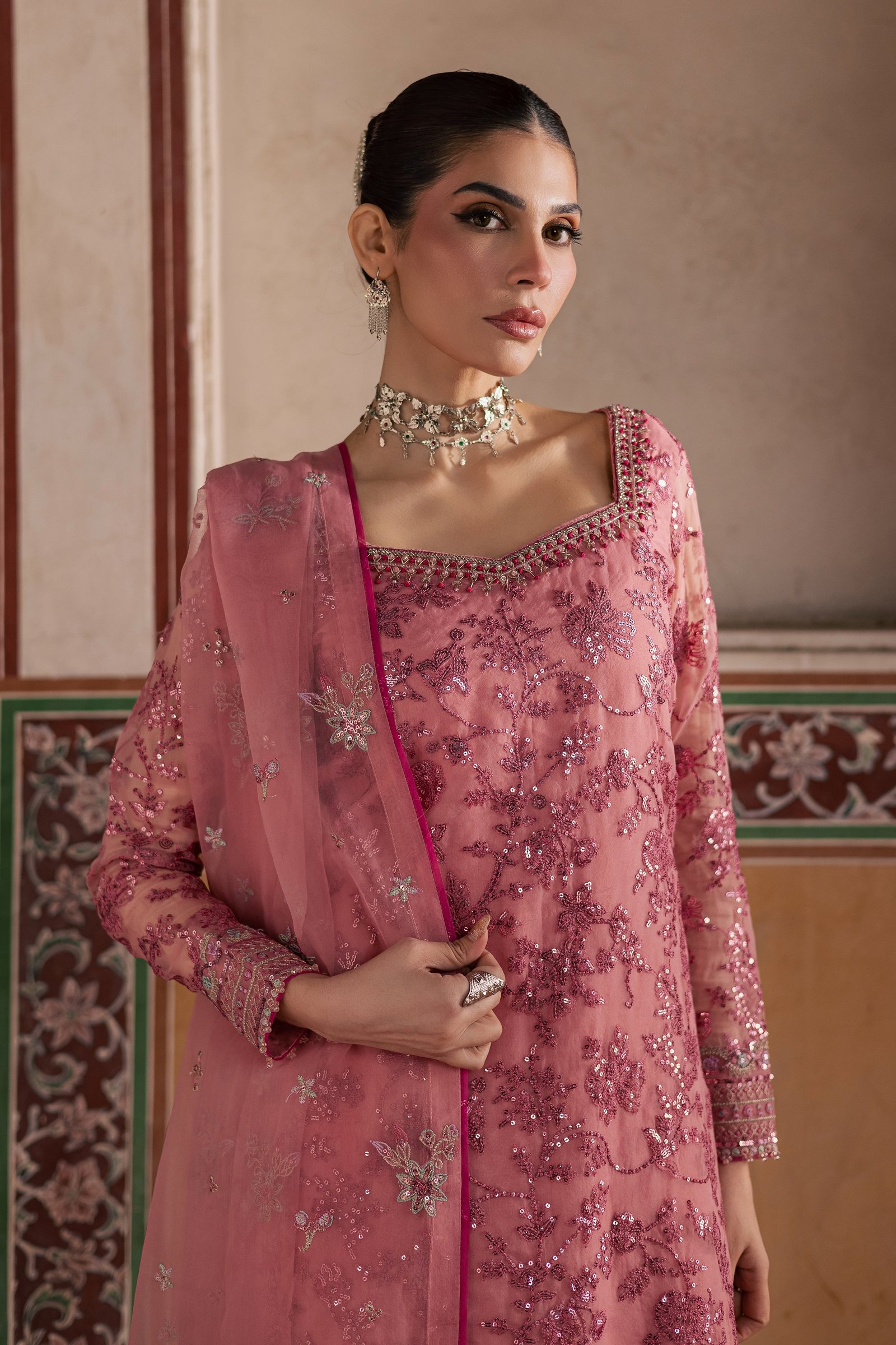 Laal e Rang 3Pc- Festive Luxe Pret BATIKLuxePRET BATIK XS / Crimson / Organza-S / Crimson / Organza-M / Crimson / Organza-L / Crimson / Organza-XL / Crimson / Organza