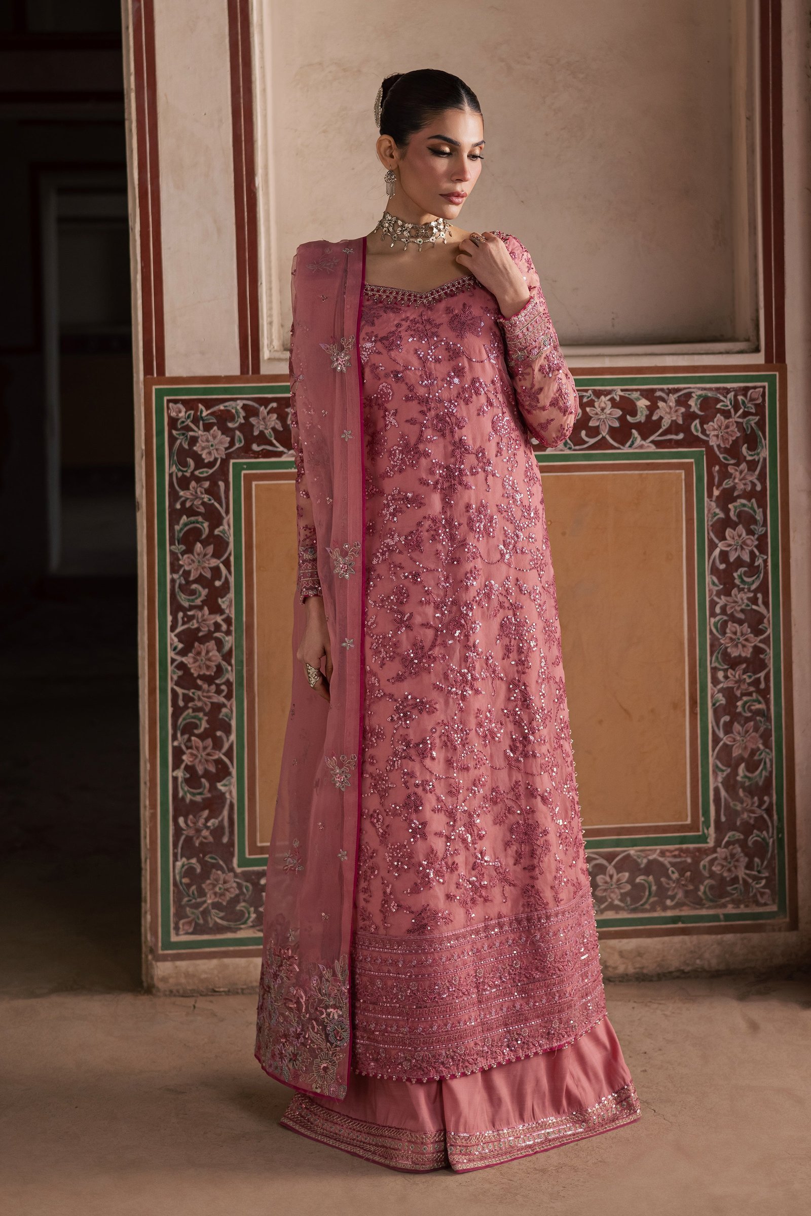 Laal e Rang 3Pc- Festive Luxe Pret BATIKLuxePRET BATIK XS / Crimson / Organza-S / Crimson / Organza-M / Crimson / Organza-L / Crimson / Organza-XL / Crimson / Organza