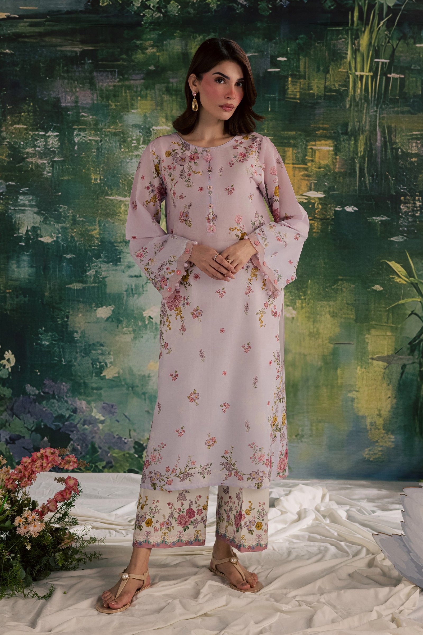  Laurel 2Pc - Printed Lawn Dress BATIKSS26  BATIK   XS / Ombre / Lawn-S / Ombre / Lawn-M / Ombre / Lawn-L / Ombre / Lawn-XL / Ombre / Lawn