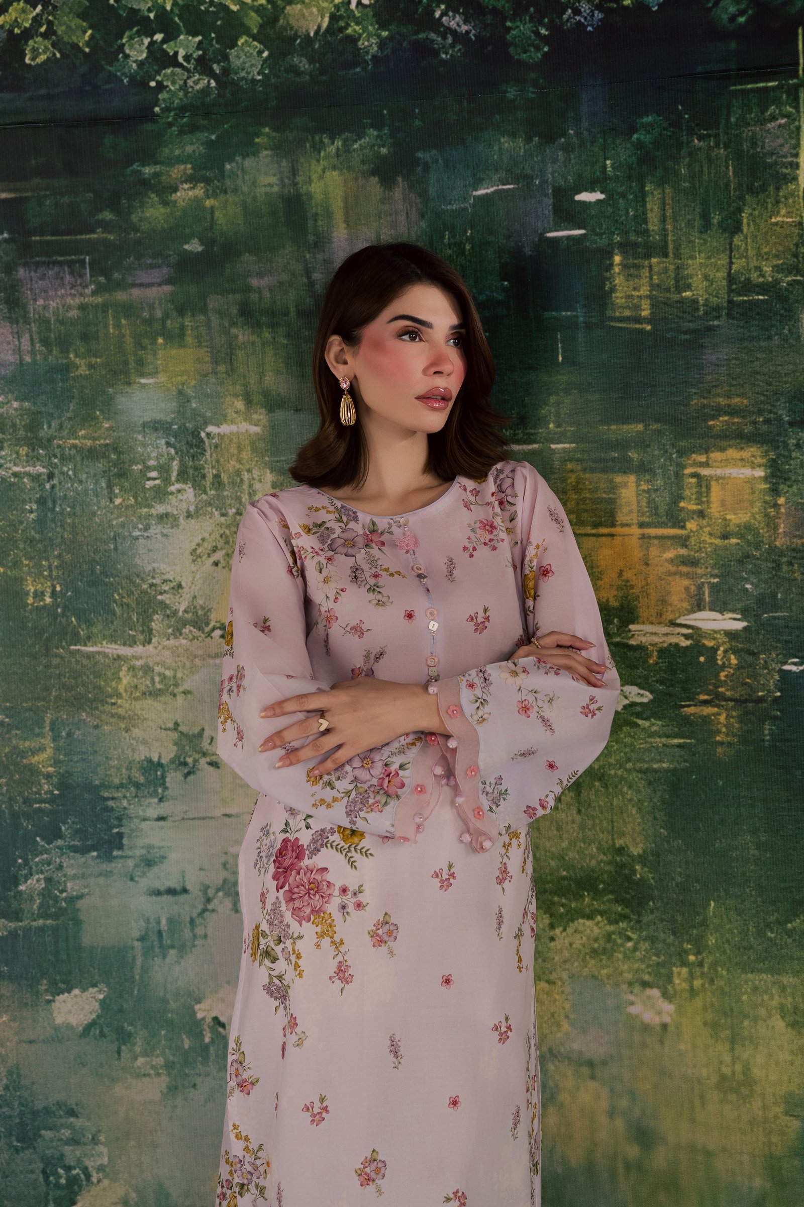  Laurel 2Pc - Printed Lawn Dress BATIKSS26  BATIK   XS / Ombre / Lawn-S / Ombre / Lawn-M / Ombre / Lawn-L / Ombre / Lawn-XL / Ombre / Lawn