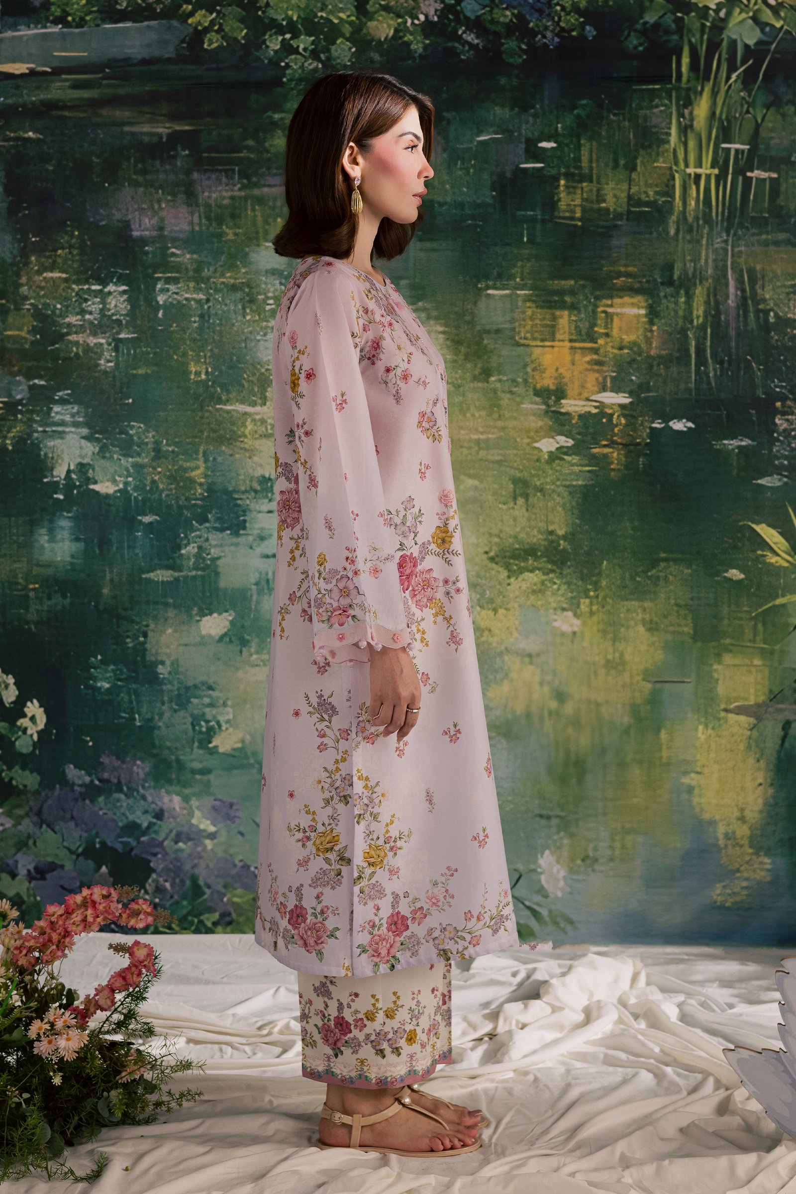  Laurel 2Pc - Printed Lawn Dress BATIKSS26  BATIK   XS / Ombre / Lawn-S / Ombre / Lawn-M / Ombre / Lawn-L / Ombre / Lawn-XL / Ombre / Lawn