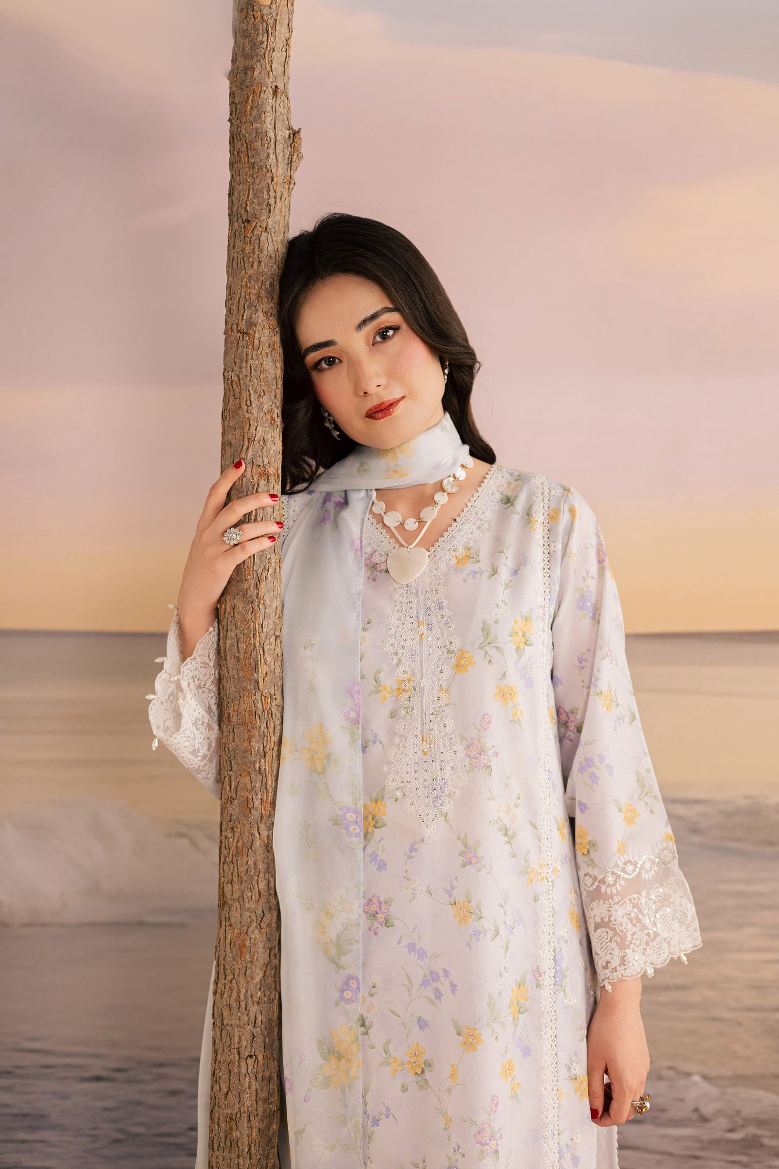  Lilac Vera 3Pc - Printed Lawn Dress BATIKSS26  BATIK   XS / Lilac / Lawn-S / Lilac / Lawn-M / Lilac / Lawn-L / Lilac / Lawn-XL / Lilac / Lawn