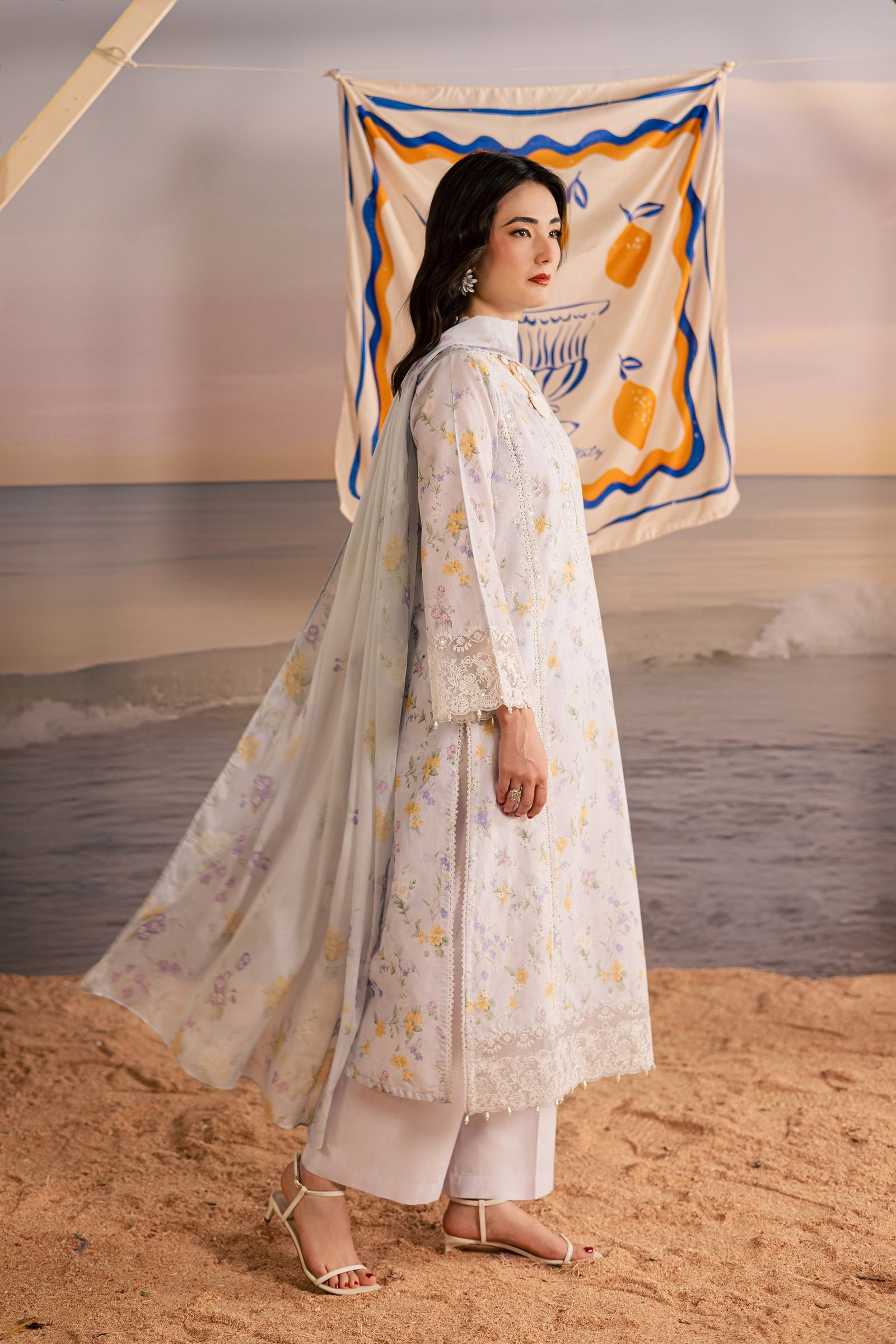  Lilac Vera 3Pc - Printed Lawn Dress BATIKSS26  BATIK   XS / Lilac / Lawn-S / Lilac / Lawn-M / Lilac / Lawn-L / Lilac / Lawn-XL / Lilac / Lawn