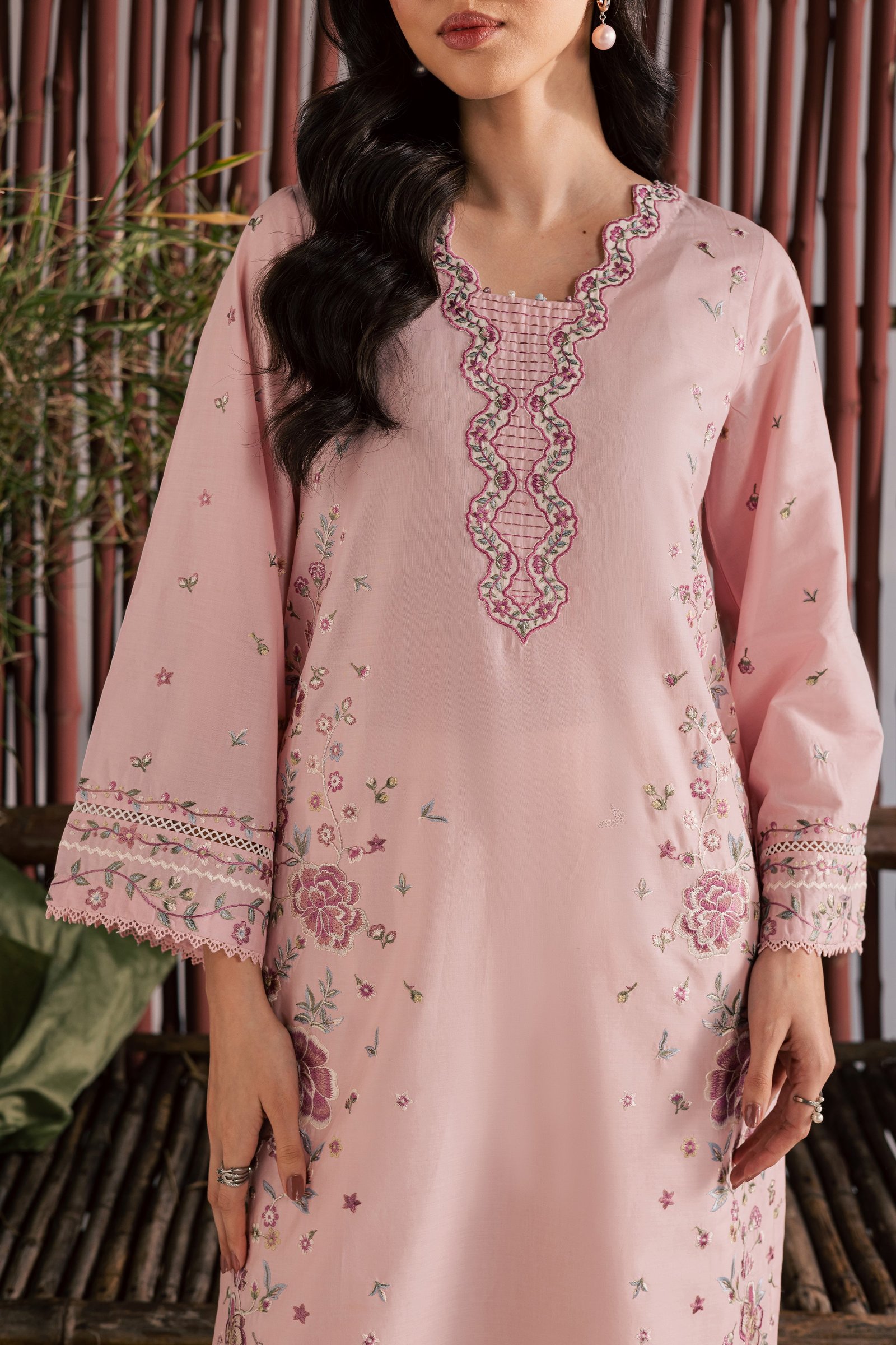  Mallow 2Pc - Embroidered Lawn Dress EverydayEdit26  BATIK   XS / Powder Pink / Pima Lawn-S / Powder Pink / Pima Lawn-M / Powder Pink / Pima Lawn-L / Powder Pink / Pima Lawn-XL / Powder Pink / Pima Lawn