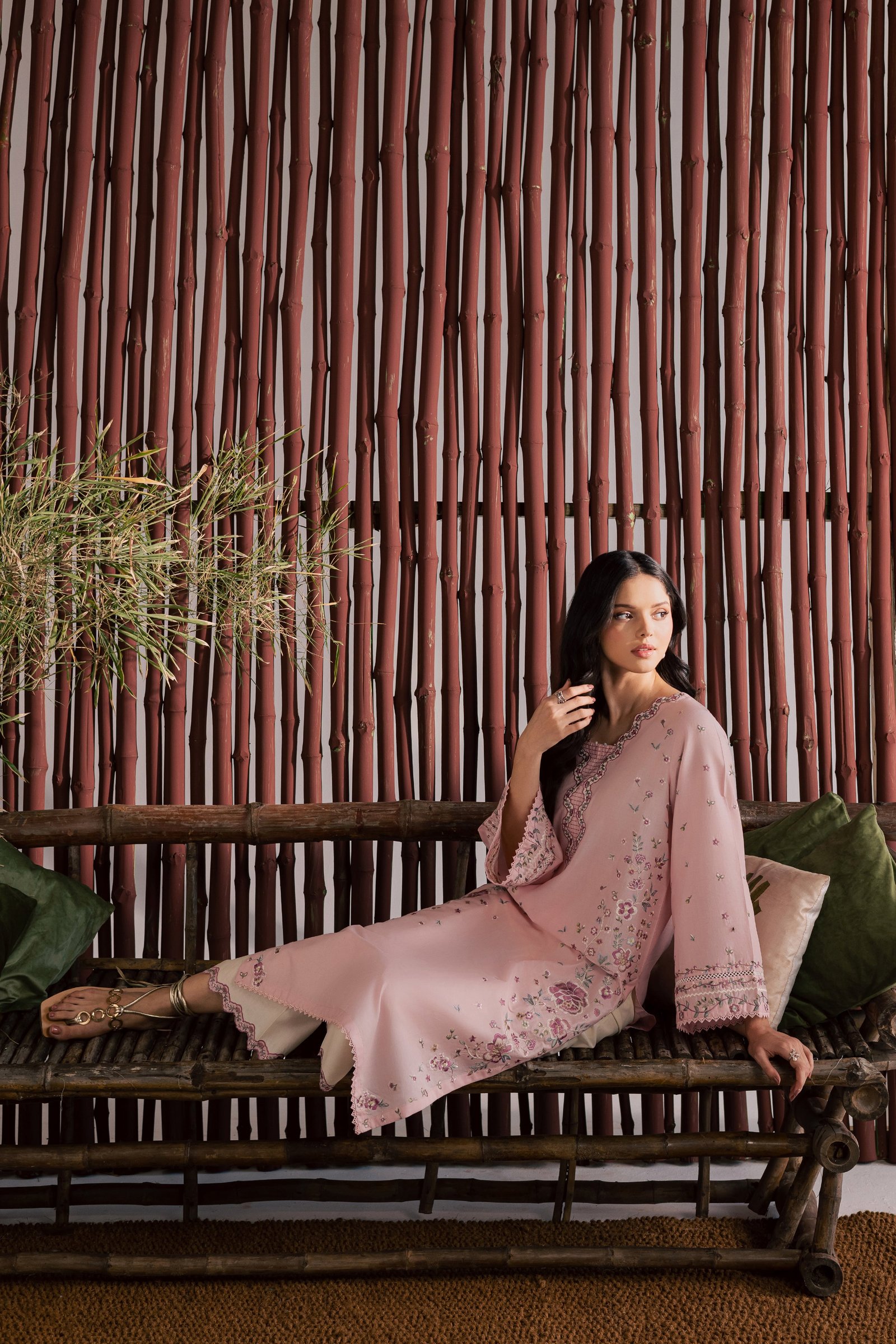  Mallow 2Pc - Embroidered Lawn Dress EverydayEdit26  BATIK   XS / Powder Pink / Pima Lawn-S / Powder Pink / Pima Lawn-M / Powder Pink / Pima Lawn-L / Powder Pink / Pima Lawn-XL / Powder Pink / Pima Lawn