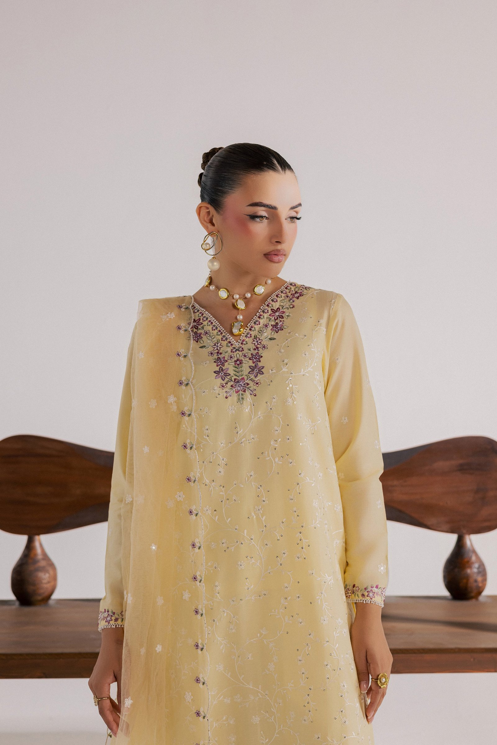 Meringue 3Pc - Luxury Embroidered Lawn BATIKSS26 BATIK XS / Double Cream / Pima Lawn-S / Double Cream / Pima Lawn-M / Double Cream / Pima Lawn-L / Double Cream / Pima Lawn-XL / Double Cream / Pima Lawn