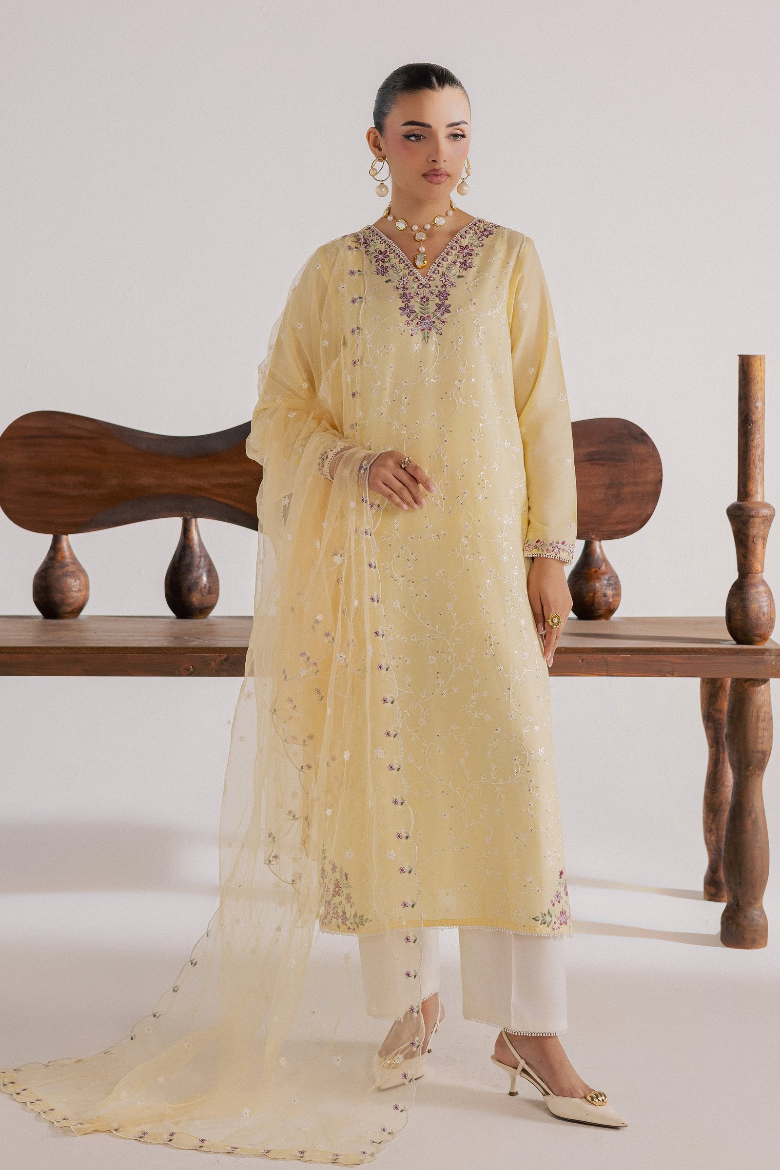  Meringue 3Pc - Luxury Embroidered Lawn BATIKSS26  BATIK   XS / Double Cream / Pima Lawn-S / Double Cream / Pima Lawn-M / Double Cream / Pima Lawn-L / Double Cream / Pima Lawn-XL / Double Cream / Pima Lawn