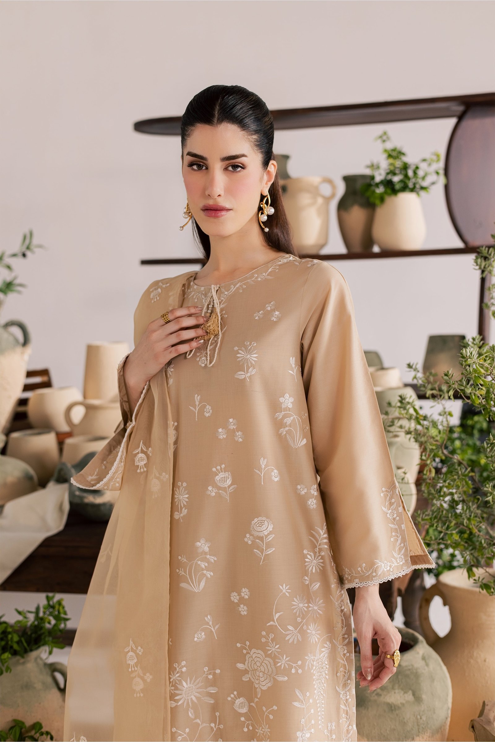  Miami 3Pc - Embroidered Lawn Dress EverydayEdit26  BATIK   XS / Skin / Pima Lawn-S / Skin / Pima Lawn-M / Skin / Pima Lawn-L / Skin / Pima Lawn-XL / Skin / Pima Lawn