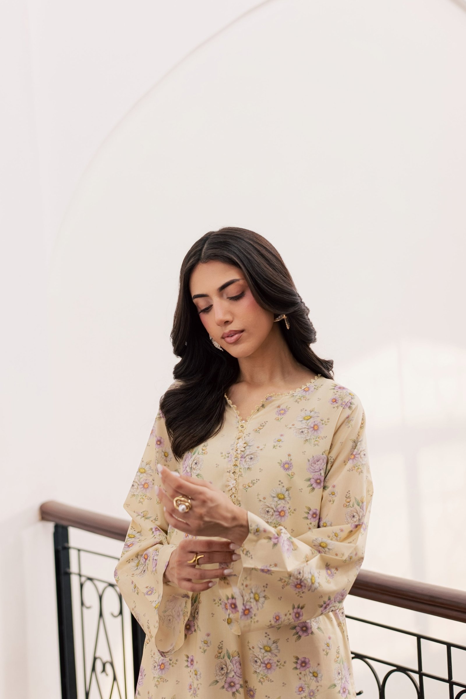 Minho 2Pc - Printed Lawn Dress BATIKSS26 BATIK XS / Yellow / Lawn-S / Yellow / Lawn-M / Yellow / Lawn-L / Yellow / Lawn-XL / Yellow / Lawn