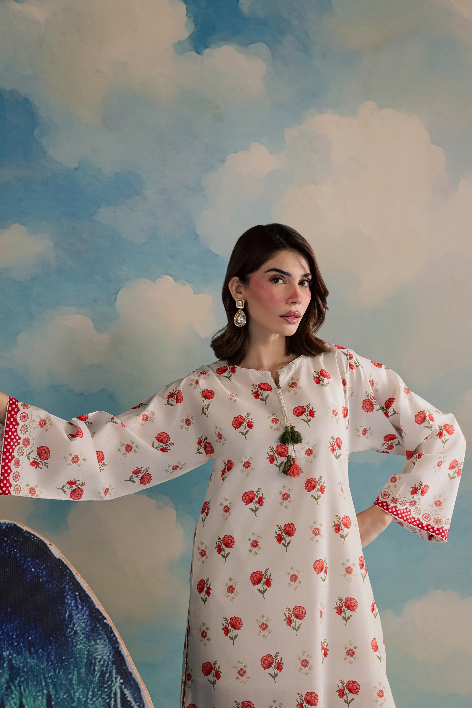 Miyo 2Pc - Printed Lawn Dress BATIKSS26 BATIK XS / Off White / Lawn-S / Off White / Lawn-M / Off White / Lawn-L / Off White / Lawn-XL / Off White / Lawn