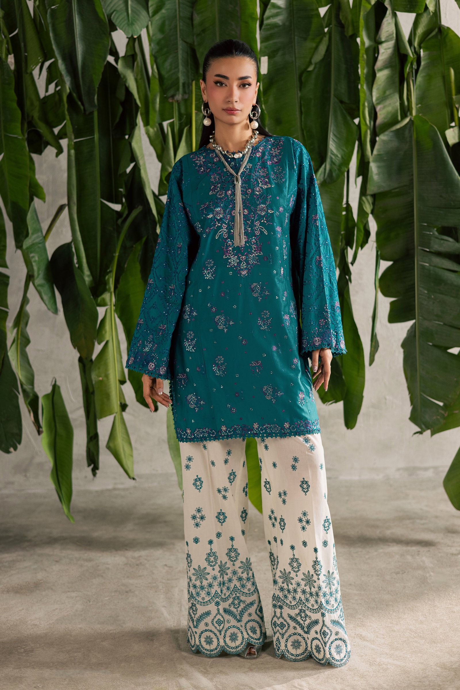  Moonwillow 2Pc - Festive Embroidered Lawn BATIKEID2026  BATIK   XS / Evergold / Pima Lawn-S / Evergold / Pima Lawn-M / Evergold / Pima Lawn-L / Evergold / Pima Lawn-XL / Evergold / Pima Lawn