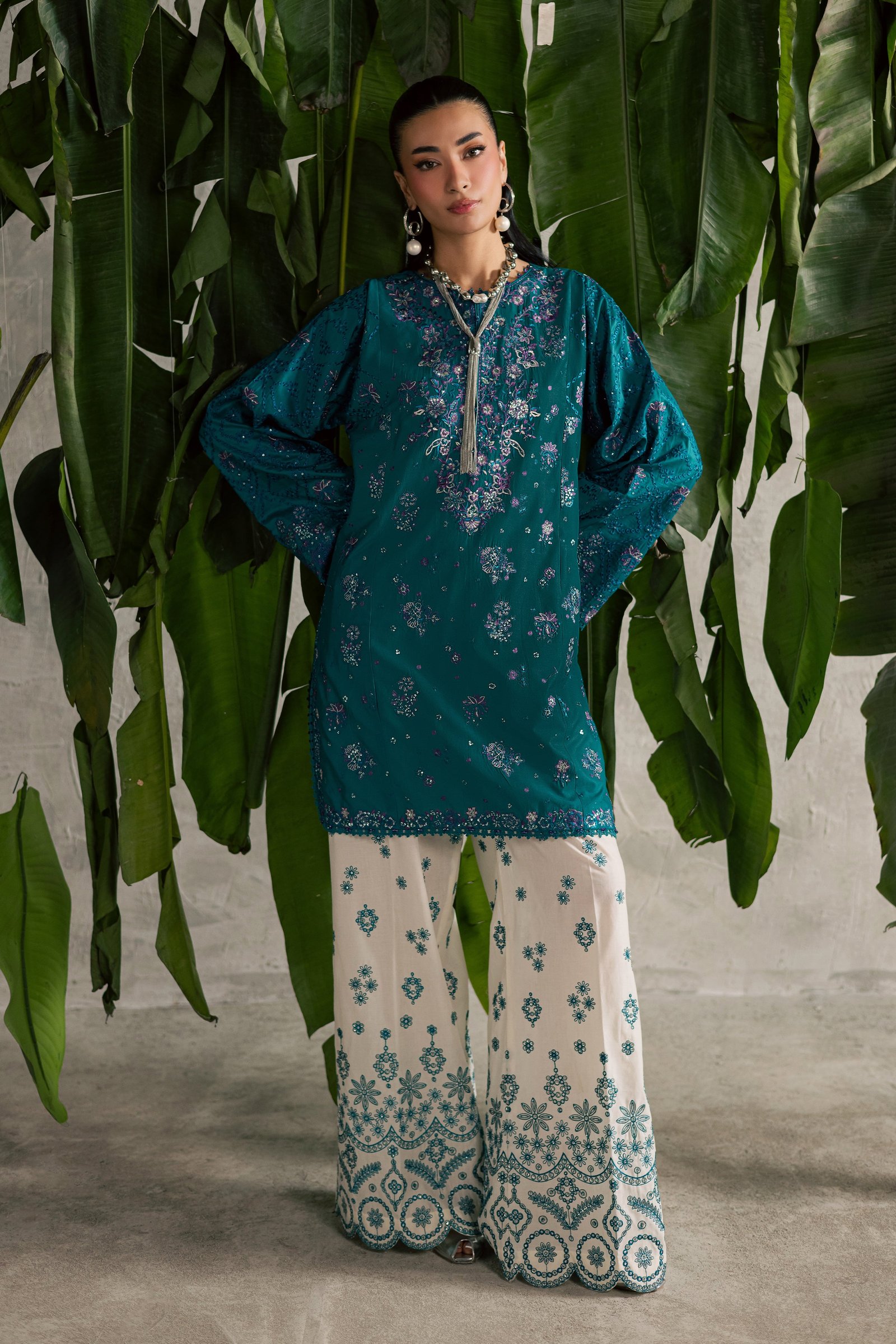  Moonwillow 2Pc - Festive Embroidered Lawn BATIKEID2026  BATIK   XS / Evergold / Pima Lawn-S / Evergold / Pima Lawn-M / Evergold / Pima Lawn-L / Evergold / Pima Lawn-XL / Evergold / Pima Lawn
