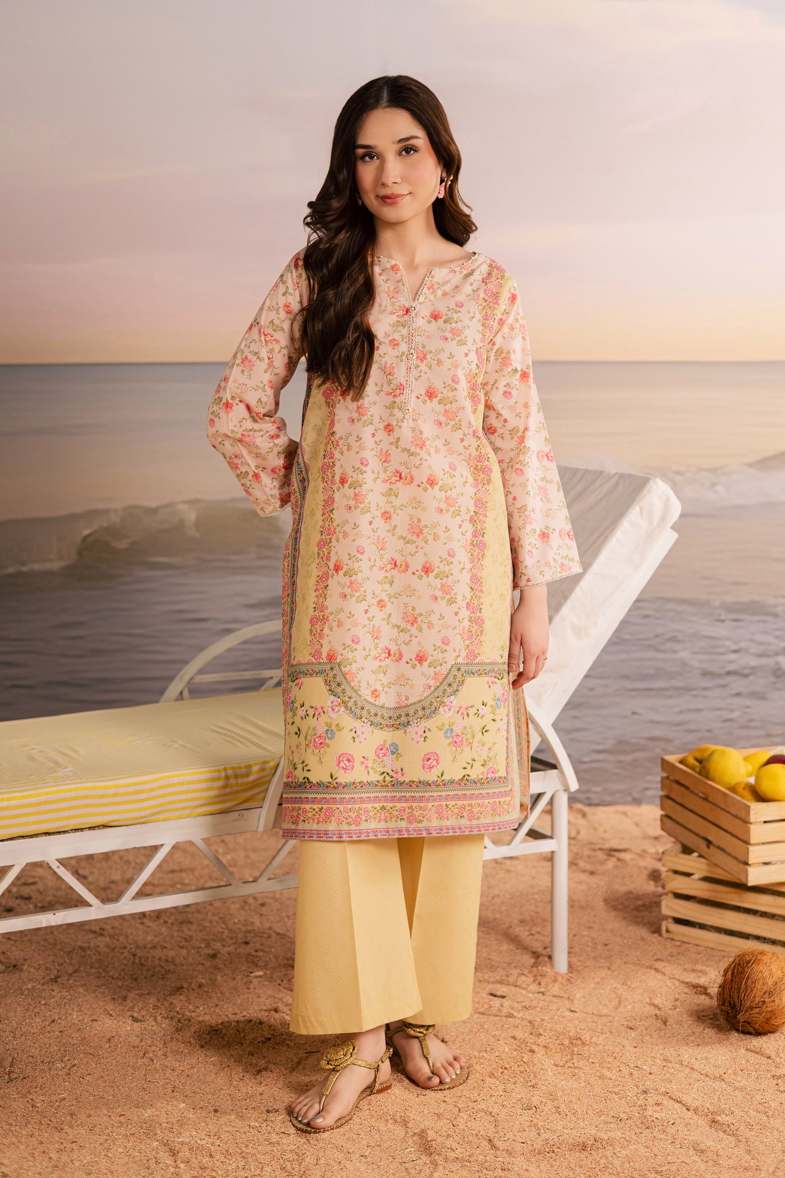 Navi 2Pc - Printed Lawn Dress BATIKSS26 BATIK XS / Multi Color / Lawn-S / Multi Color / Lawn-M / Multi Color / Lawn-L / Multi Color / Lawn-XL / Multi Color / Lawn