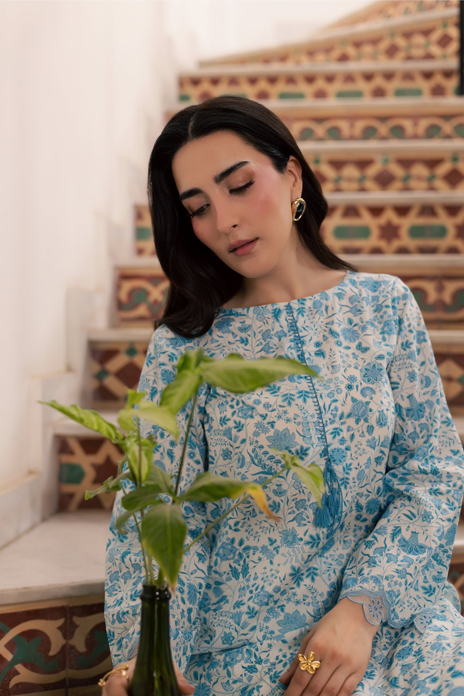 Nooran 2Pc - Printed Lawn Dress BATIKSS26 BATIK XS / Off White / Lawn-S / Off White / Lawn-M / Off White / Lawn-L / Off White / Lawn-XL / Off White / Lawn