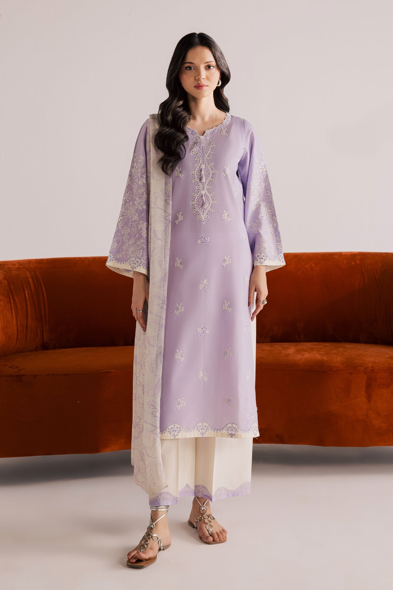  Norway 3Pc - Embroidered Lawn Dress EverydayEdit26  BATIK   XS / Voila / Pima Lawn-S / Voila / Pima Lawn-M / Voila / Pima Lawn-L / Voila / Pima Lawn-XL / Voila / Pima Lawn